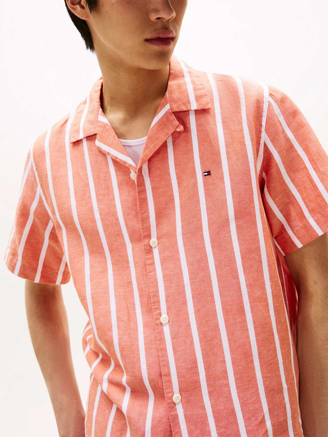 Regular Fit Stripe Short Sleeve Shirt - Image 5