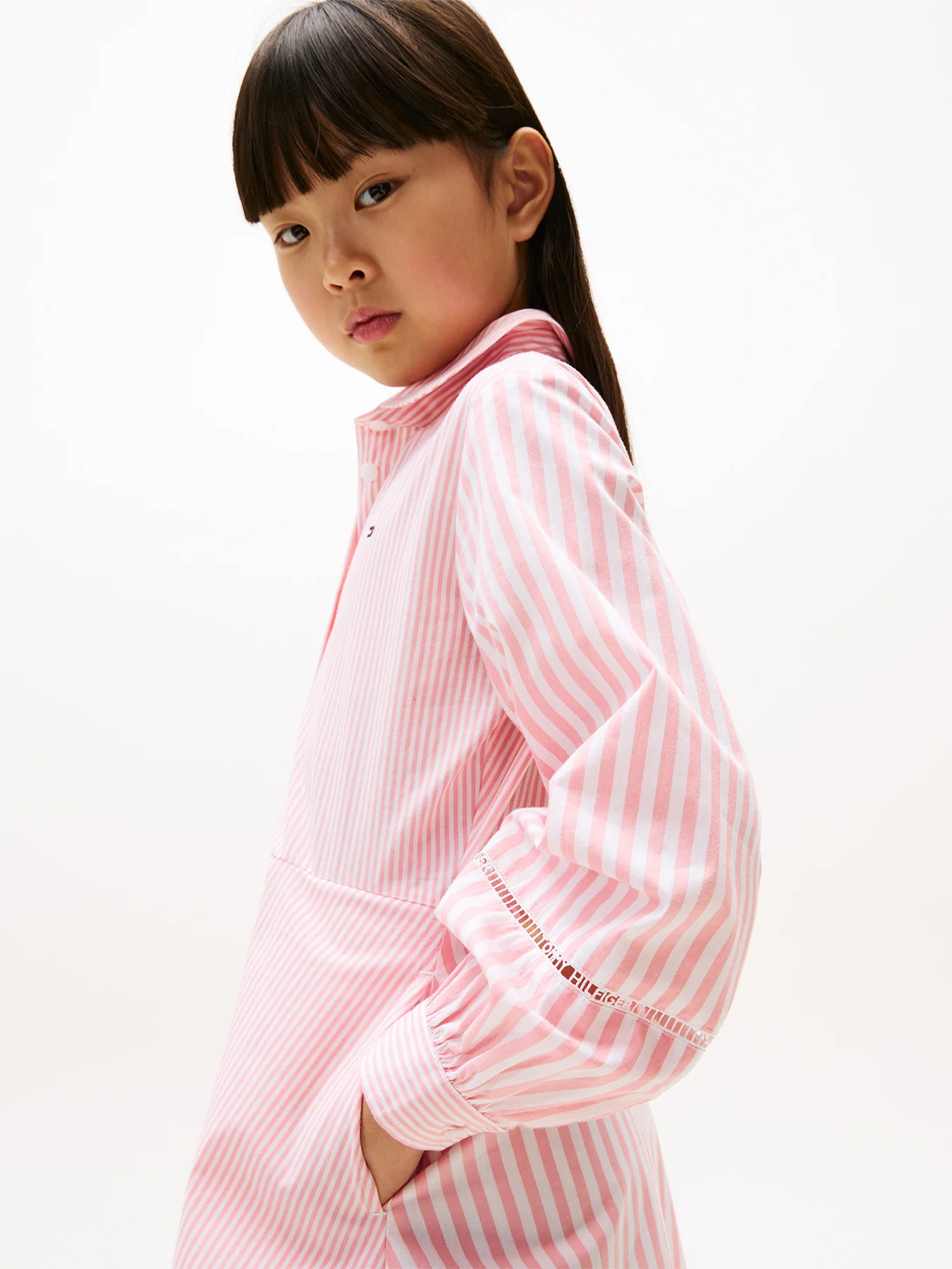 Mixed Stripe Shirt Dress - Image 5