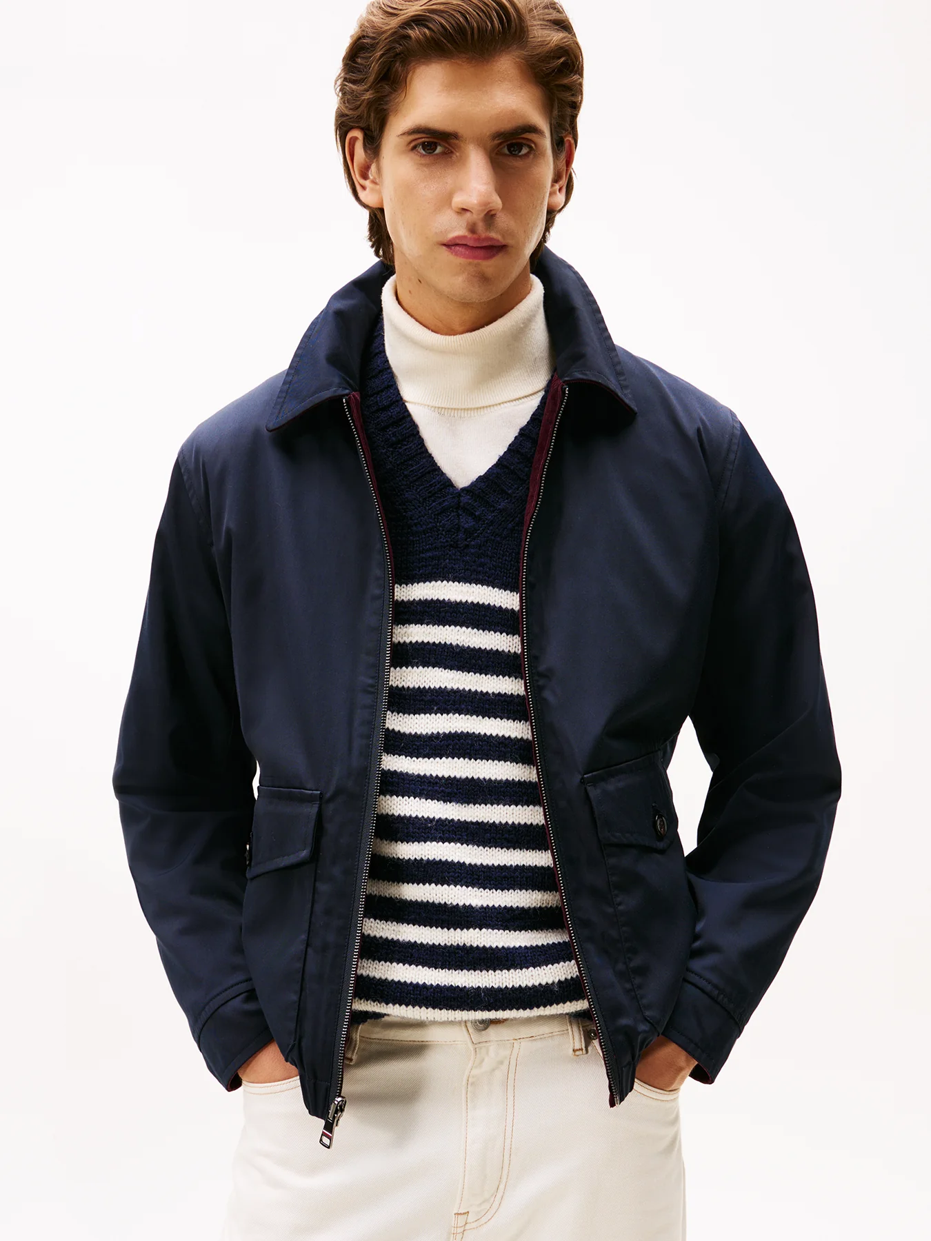 Corduroy Reversible Ivy Jacket Red - Image 3