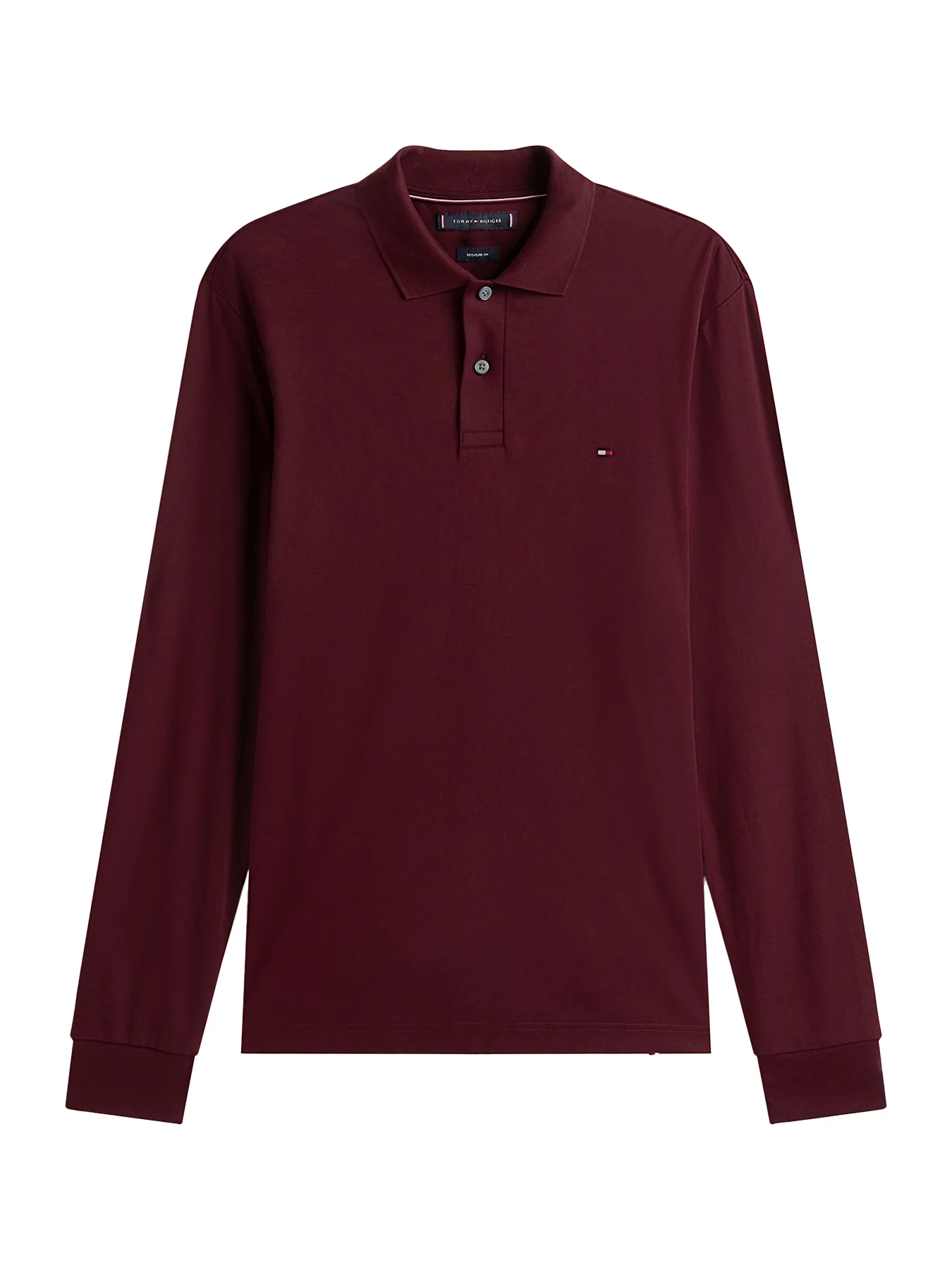 Regular Fit Long Sleeve Polo Shirt Red