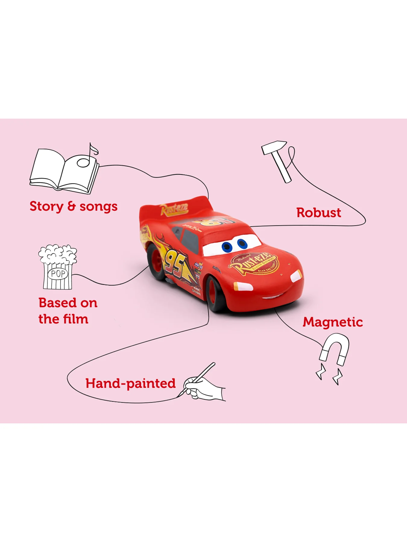 Disney Cars Tonie Audio Character Red - Image 3