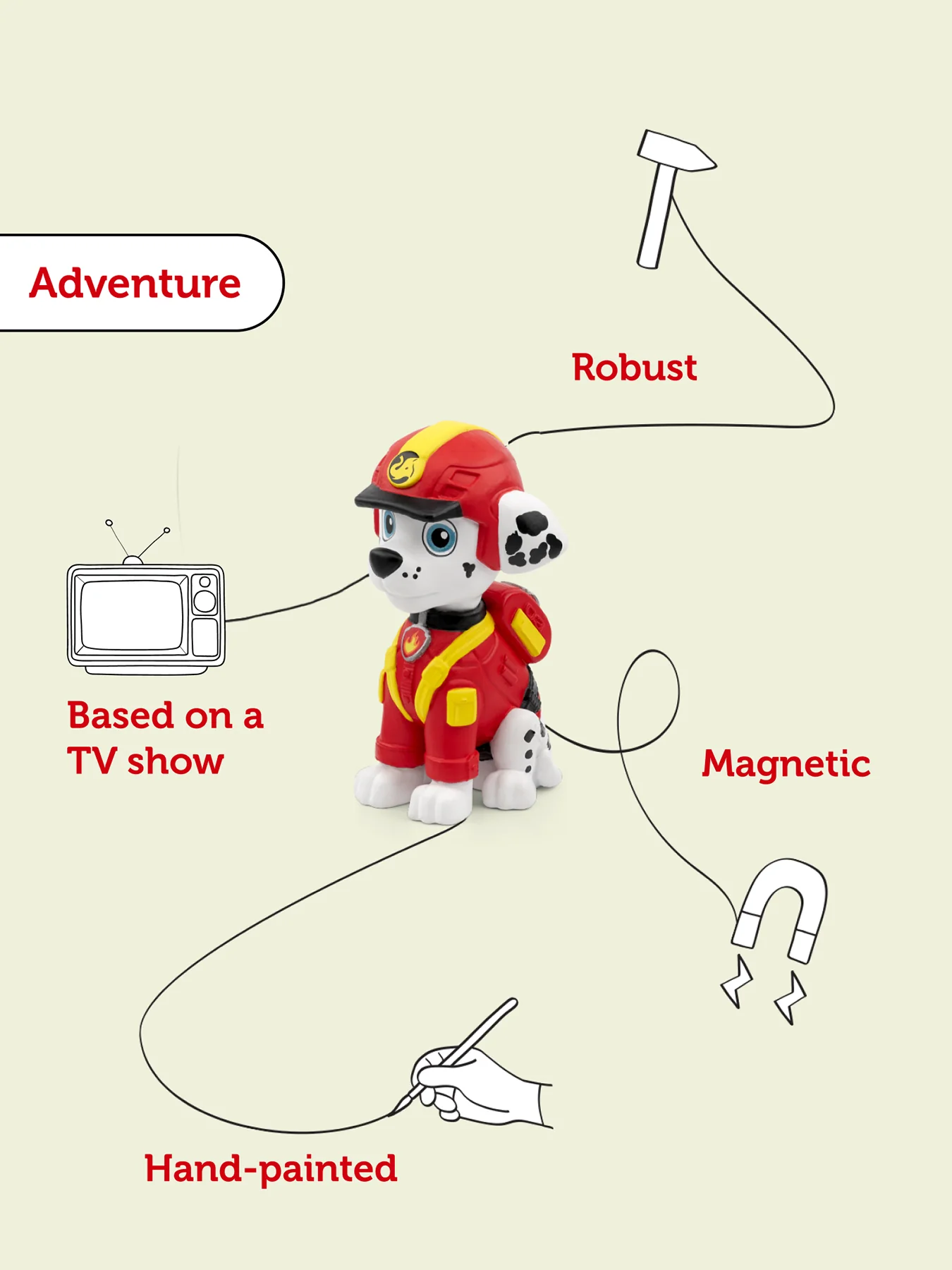 Tonies Paw Patrol Jungle Pups Marshall - Image 3