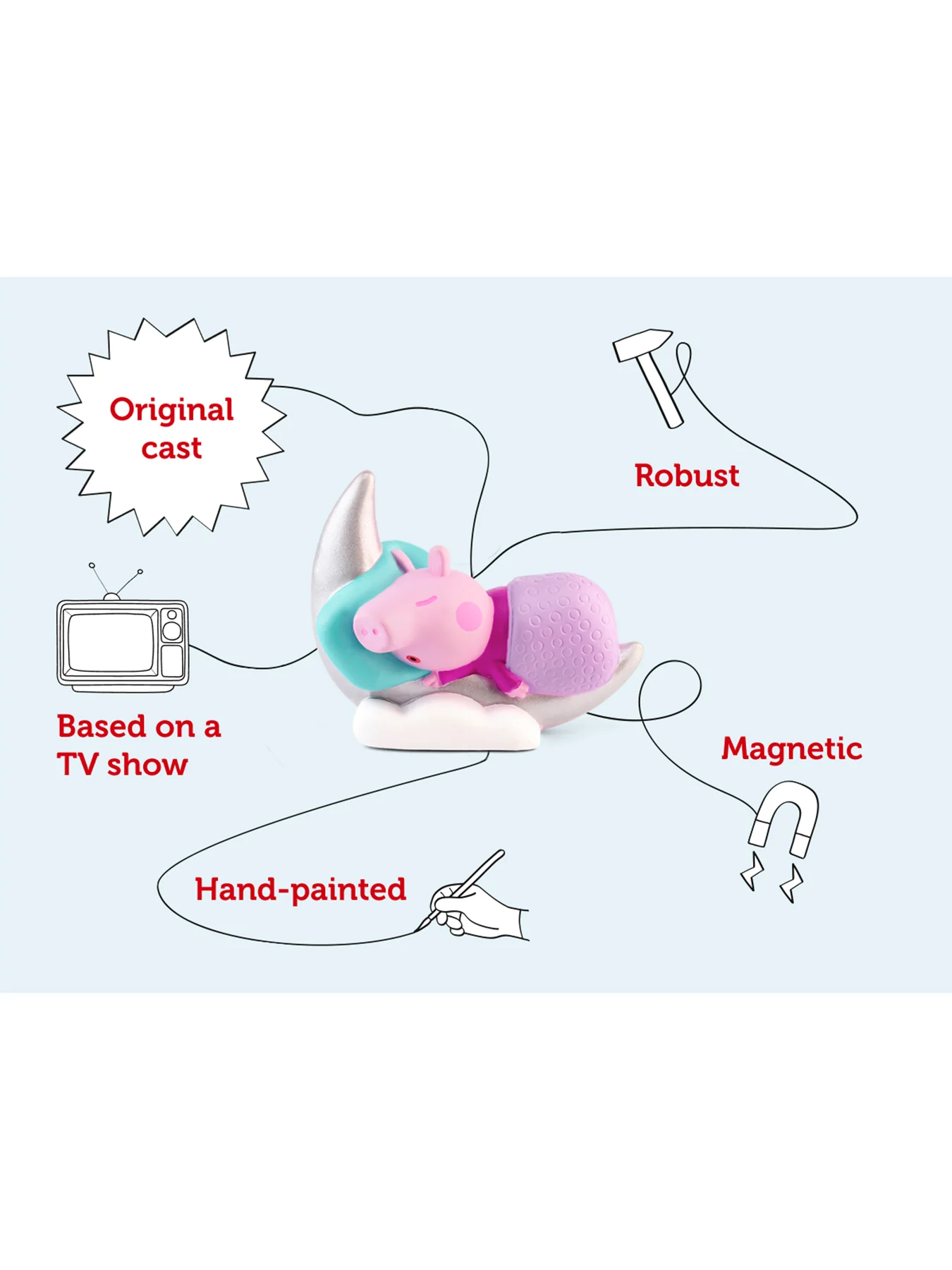Peppa Pig Bedtime Stories Tonie Audio Character - Image 3