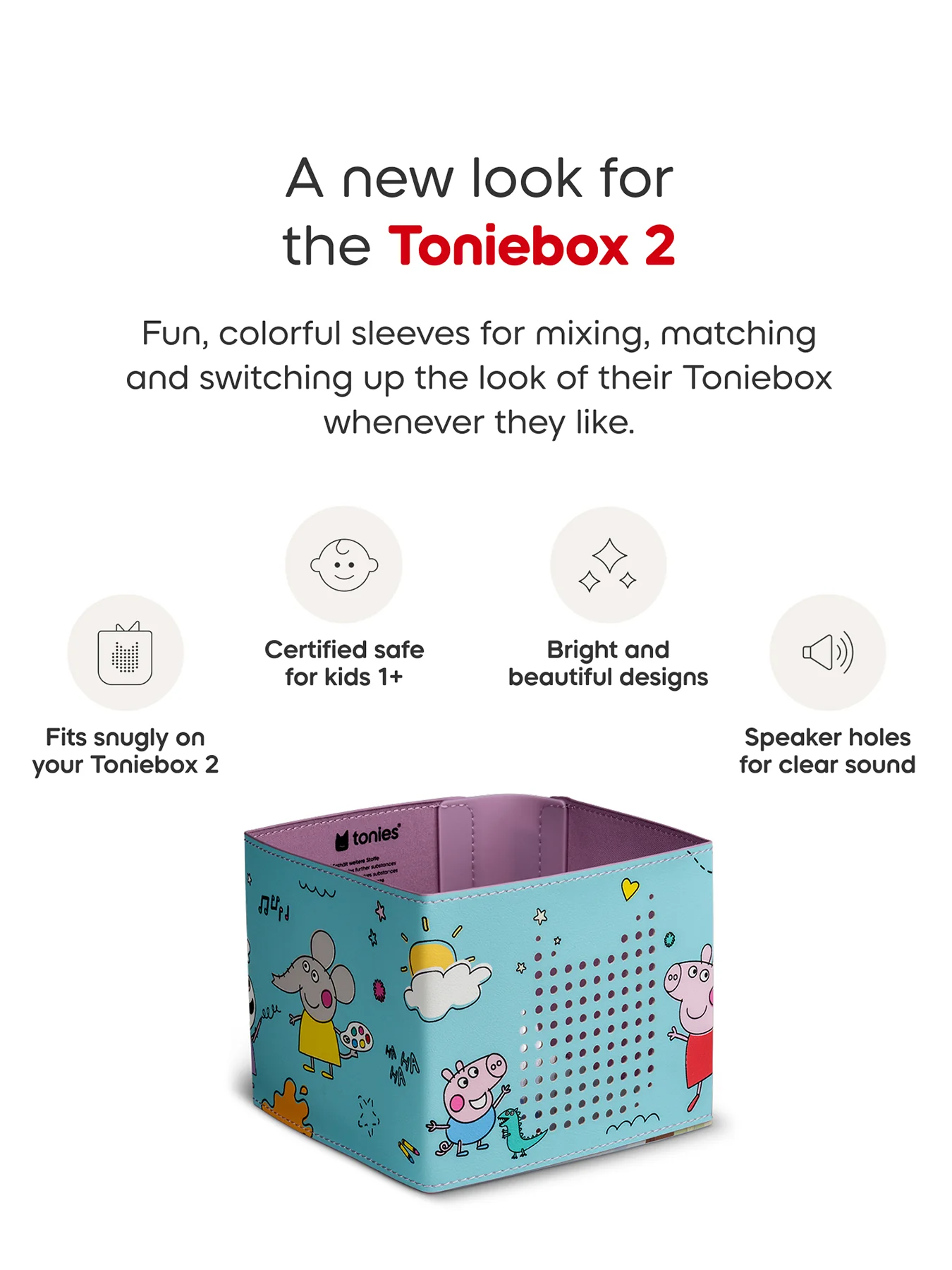Toniebox 2 Sleeve Peppa Pig - Image 3
