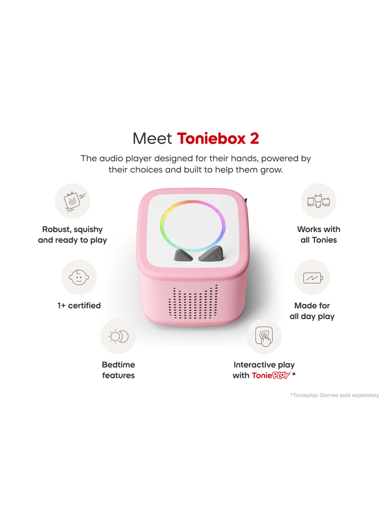 Toniebox 2 Starter Set Cloud Pink - Image 3