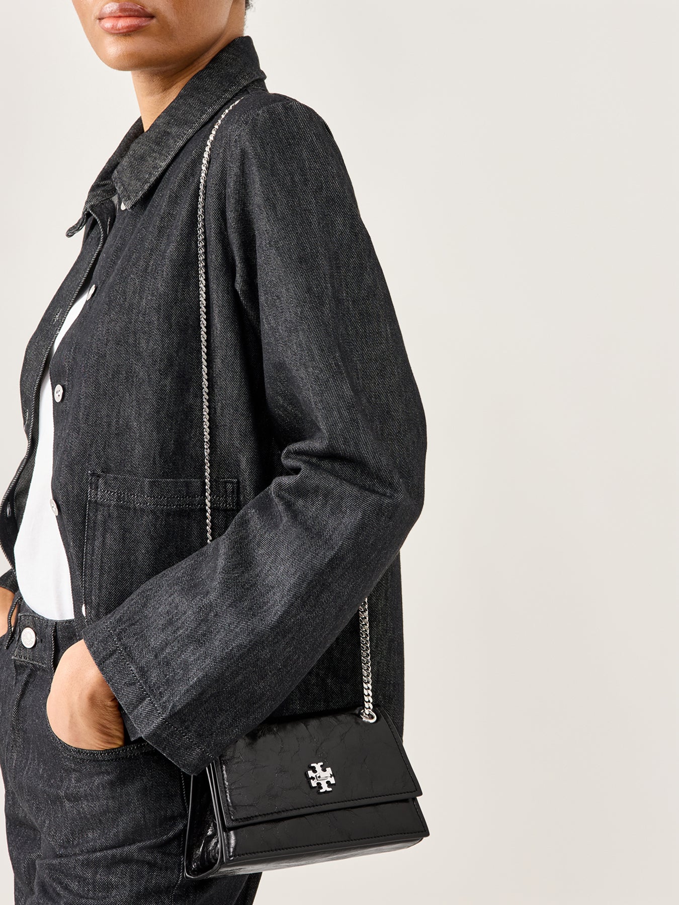 Kira Turnlock Mini Bag Black - Image 2