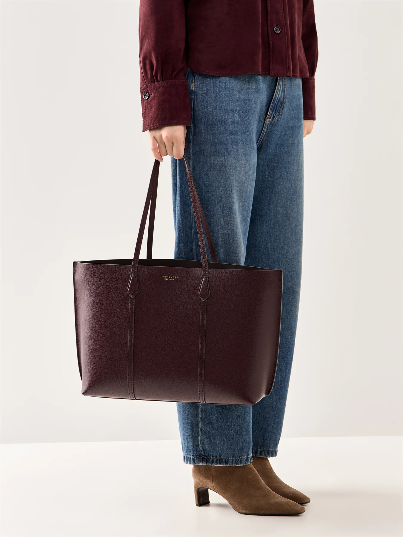 Perry Tote Burgundy - Image 2