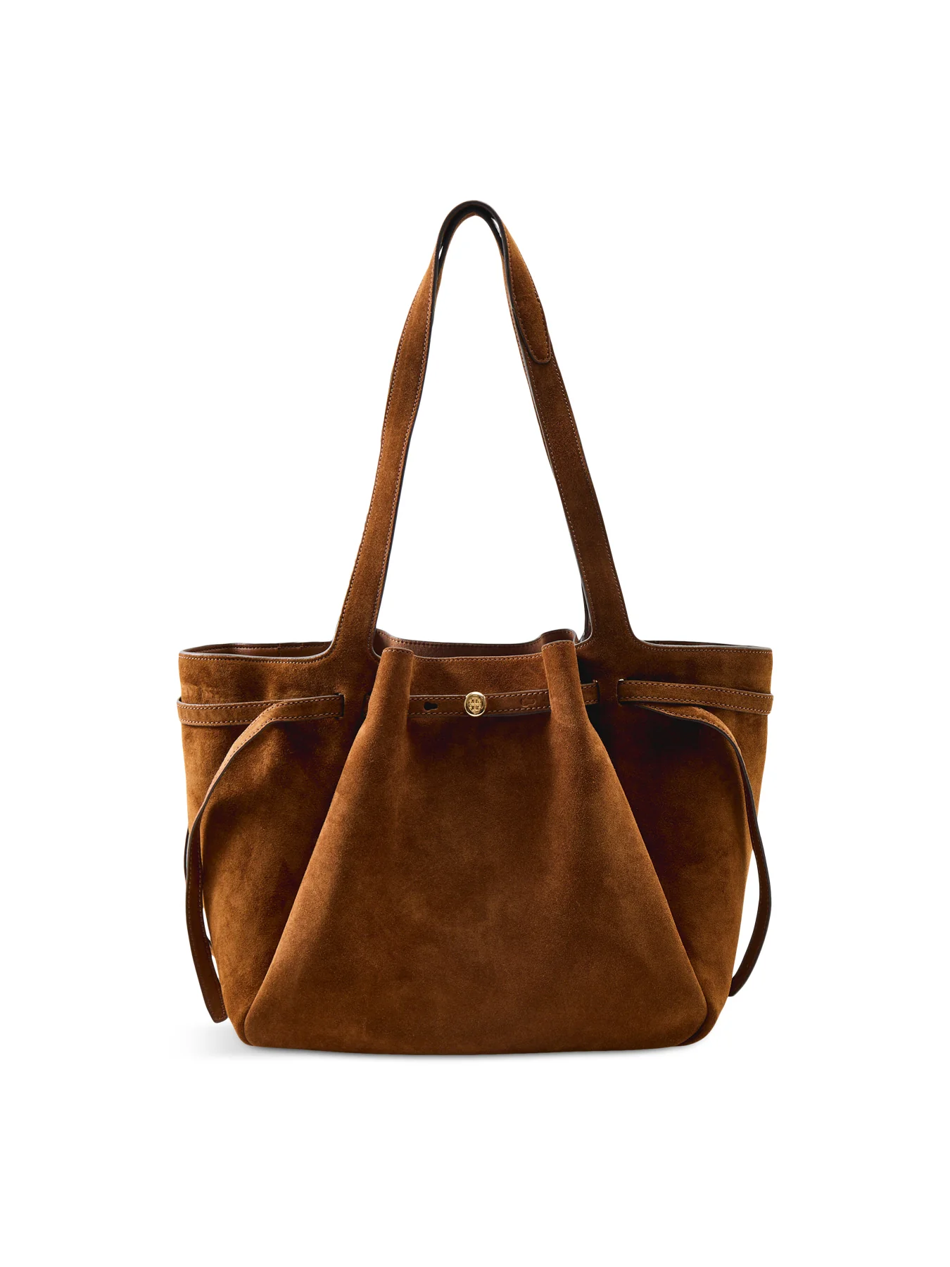 Romy Suede Tote Bag Tan
