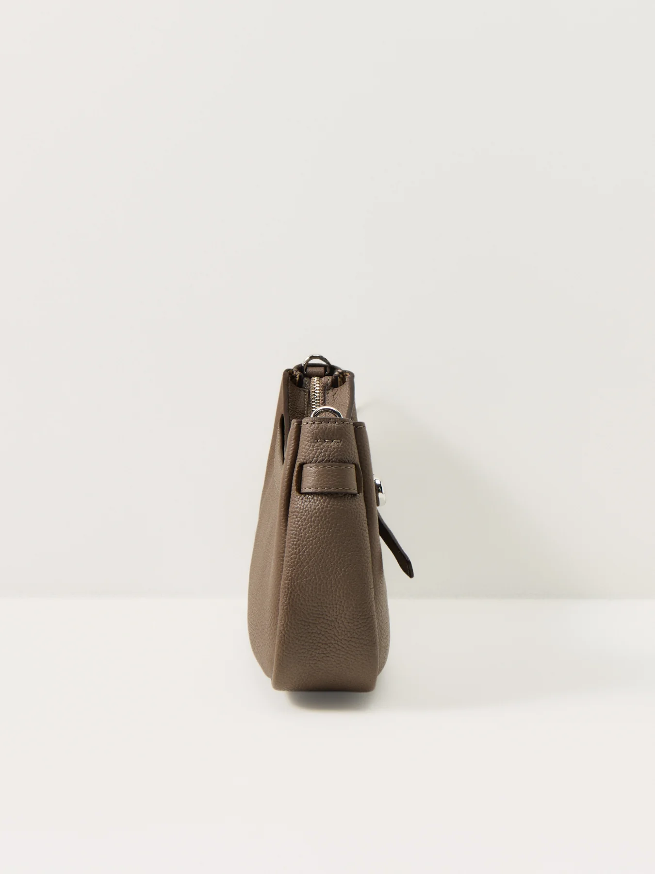 Romy Zip Top Crossbody Beige - Image 4