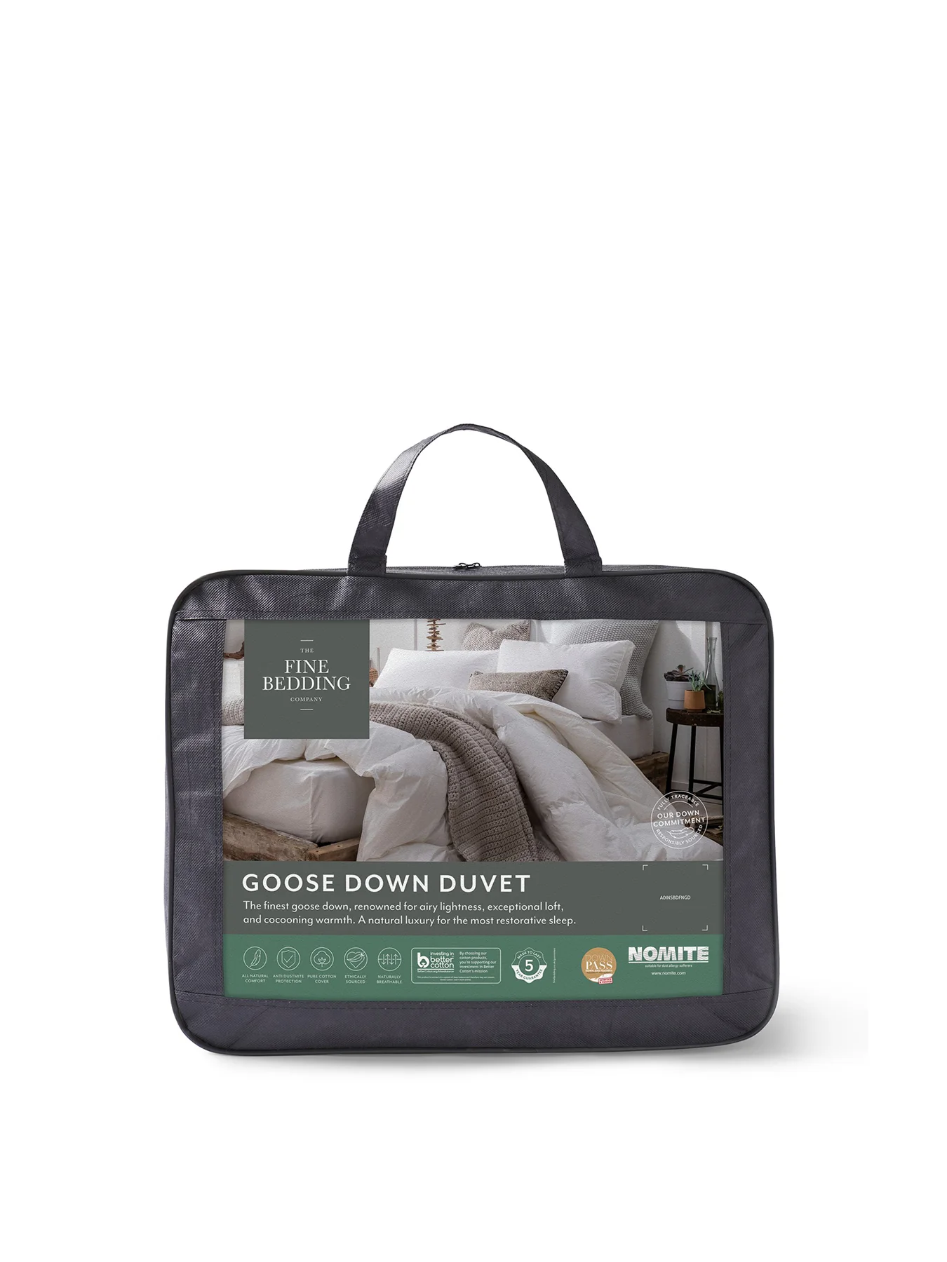Goose Down Duvet 10.5 Tog White King