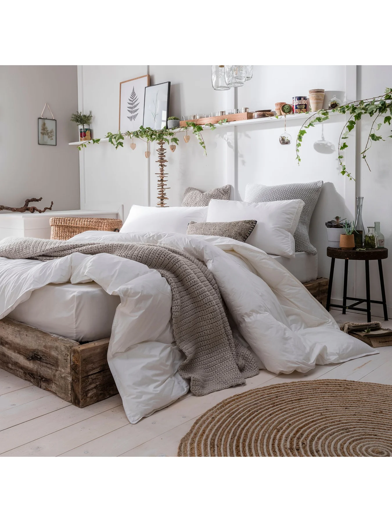 Goose Down Duvet 10.5 Tog White King - Image 3