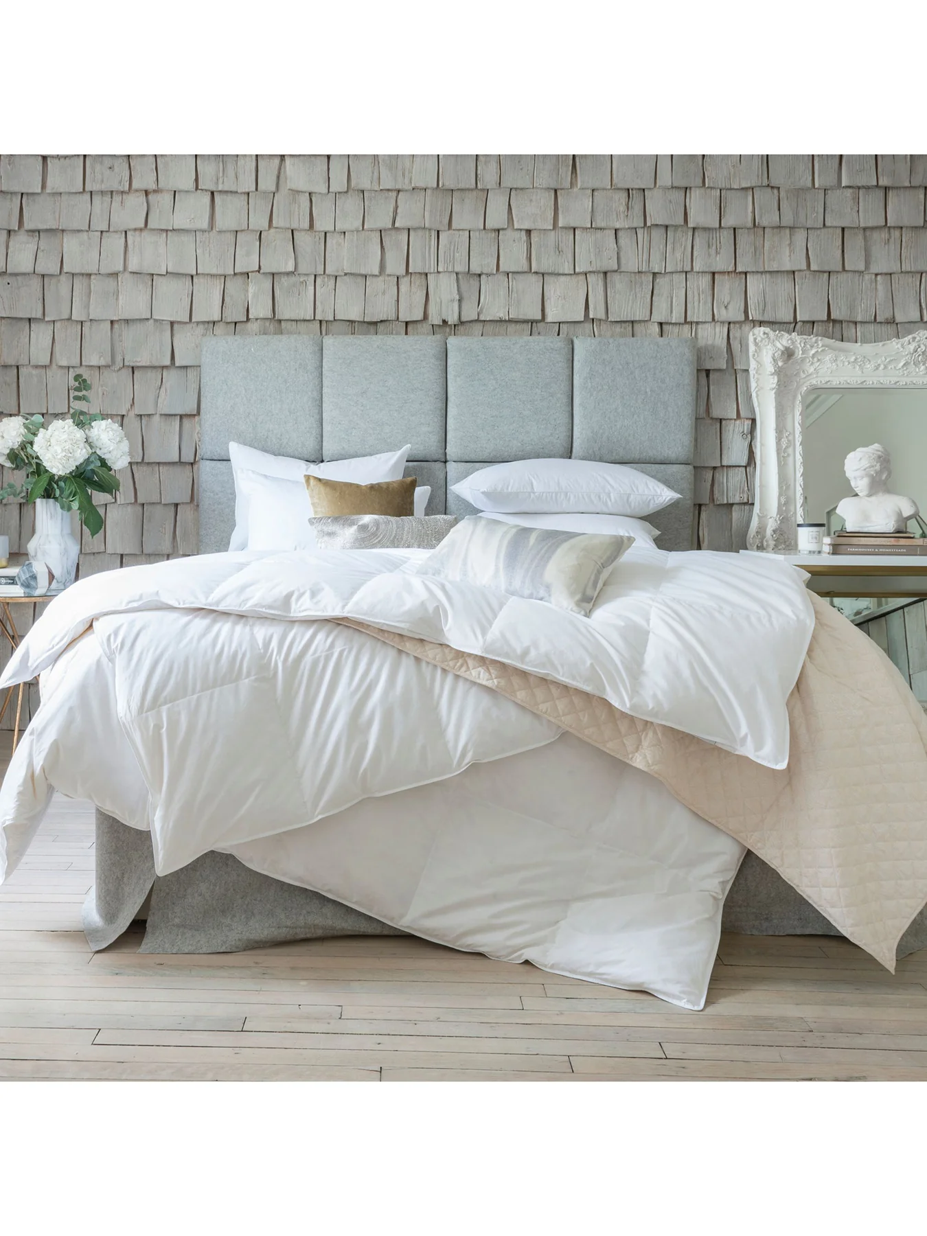 Goose Feather and Down Duvet 13.5 Tog White Superking - Image 4