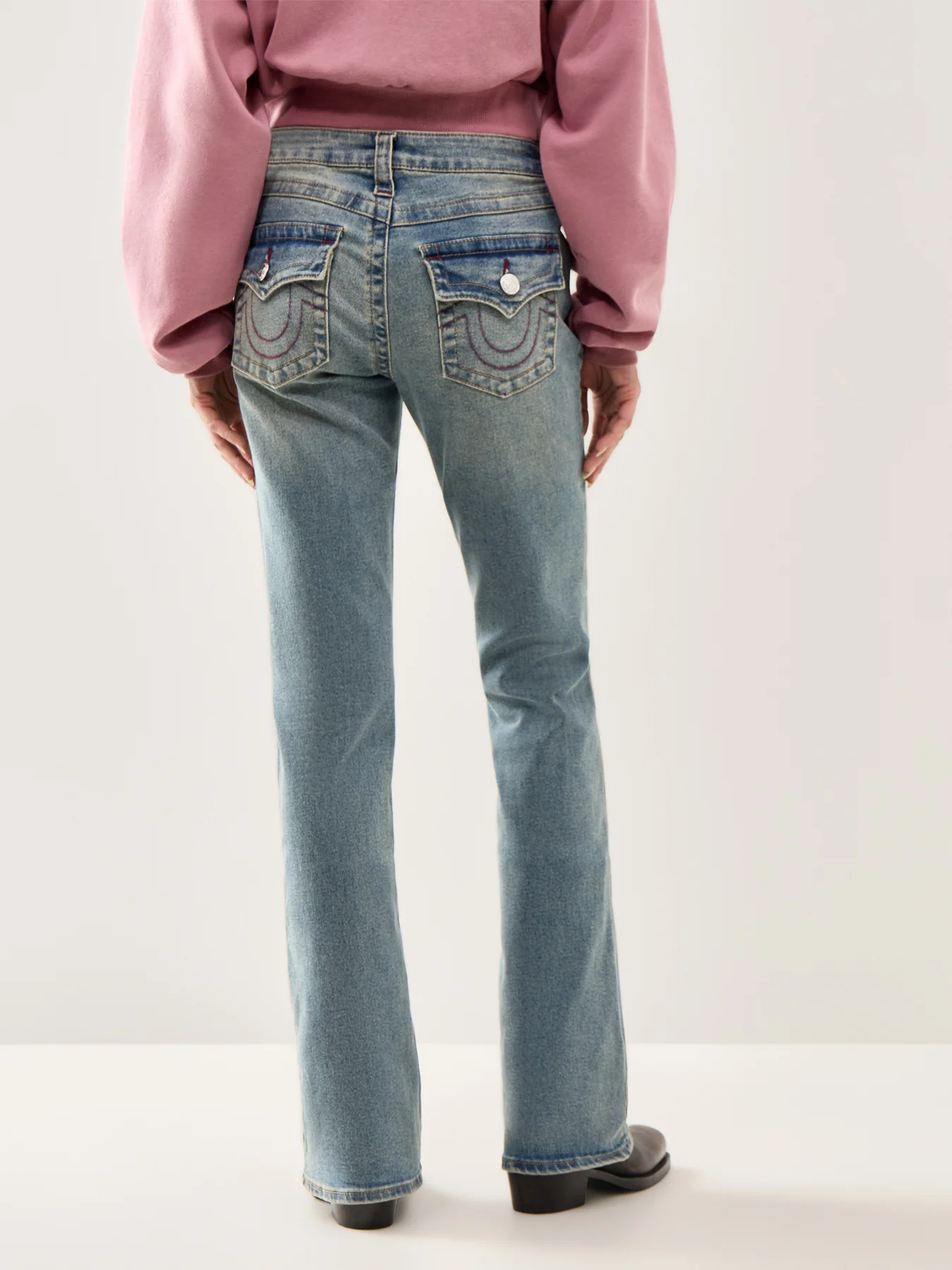 Bootcut Big-T Flap Denim Jeans Blue - Image 5