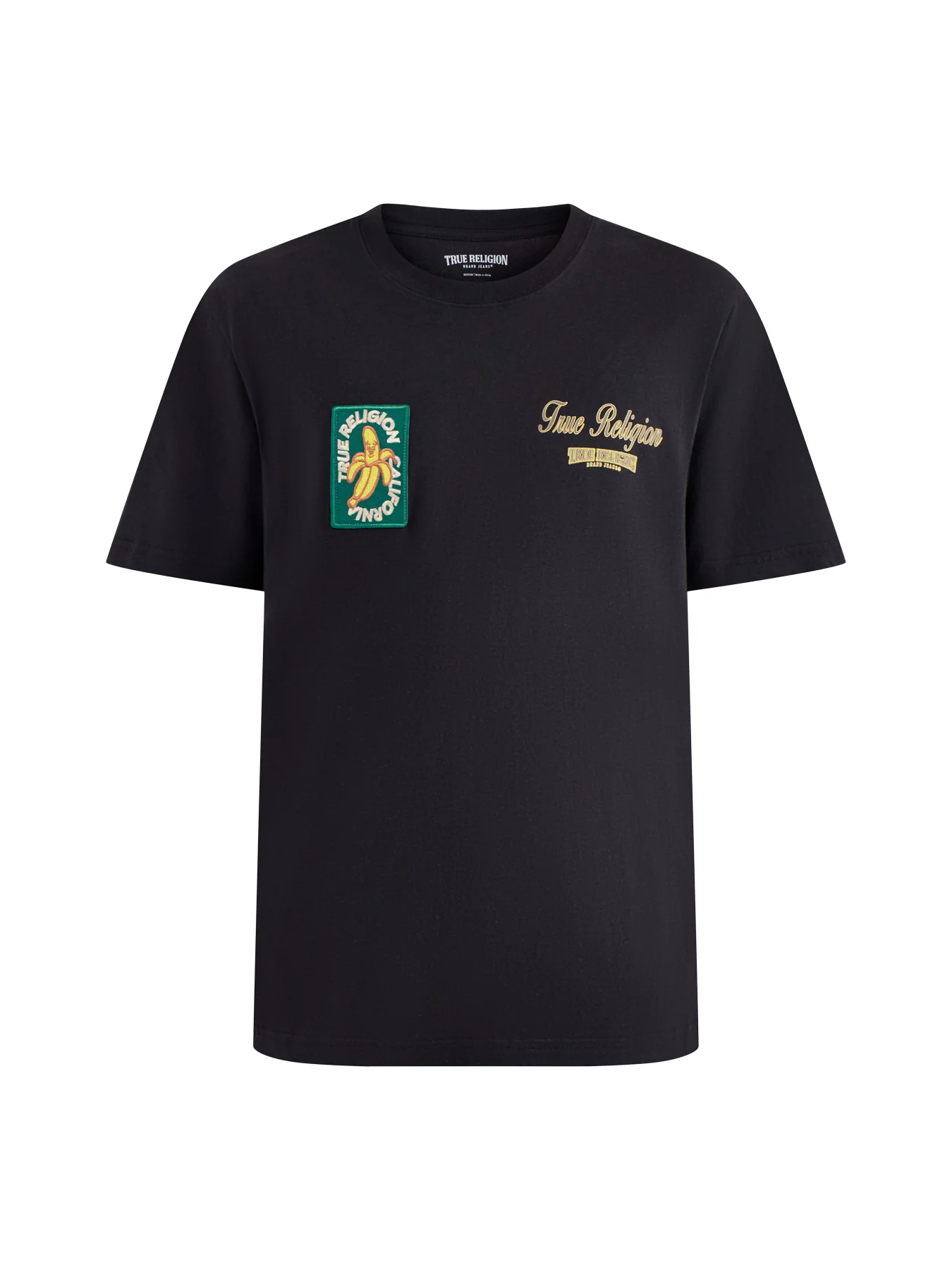 Graphic Cotton T-Shirt Black