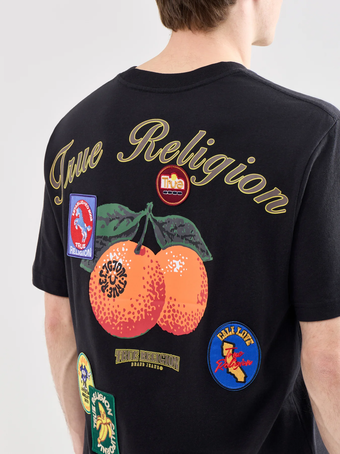 Graphic Cotton T-Shirt Black - Image 2