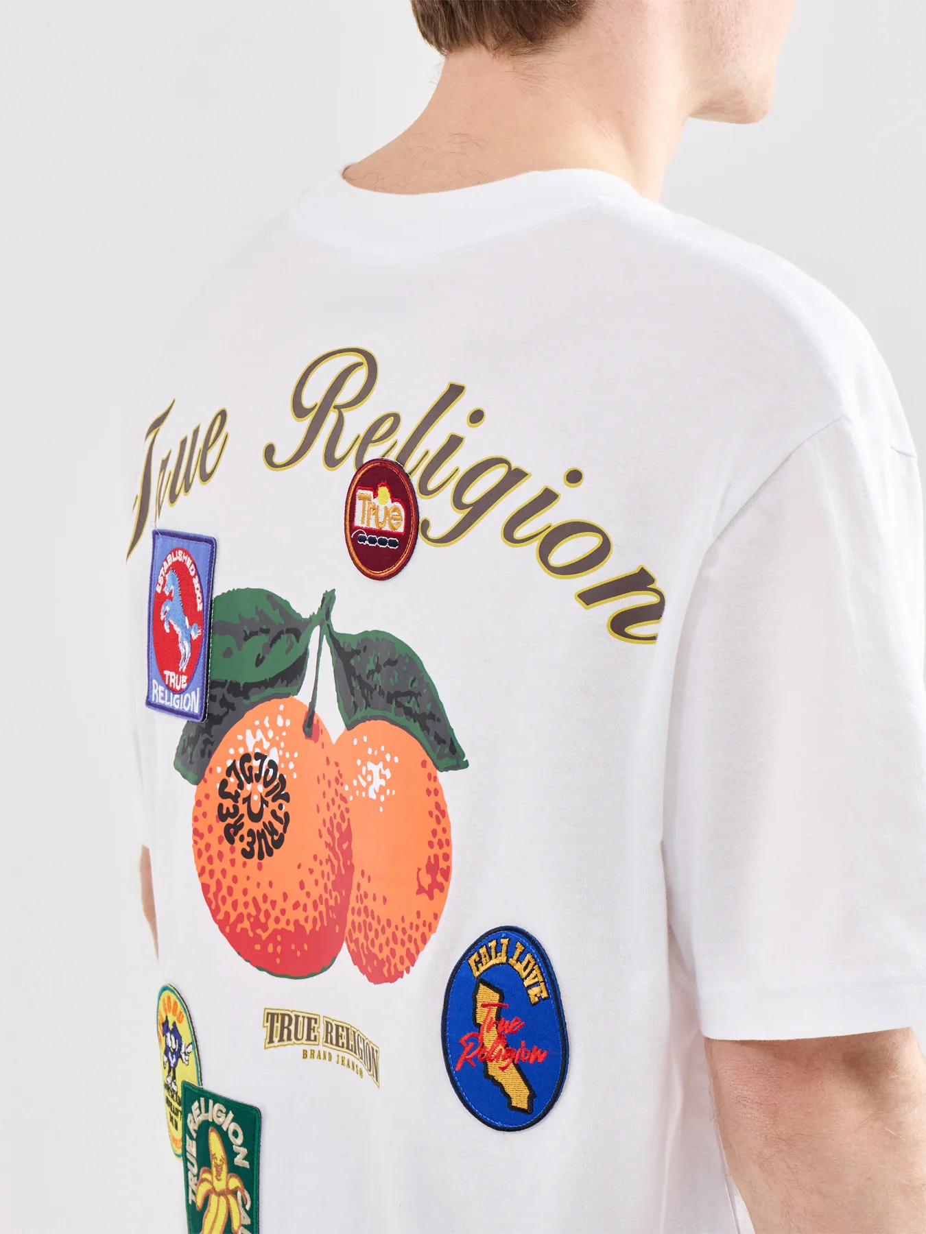 Graphic Cotton T-Shirt White - Image 2