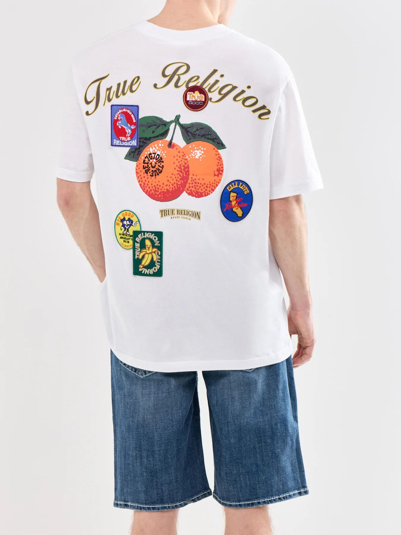 Graphic Cotton T-Shirt White - Image 5