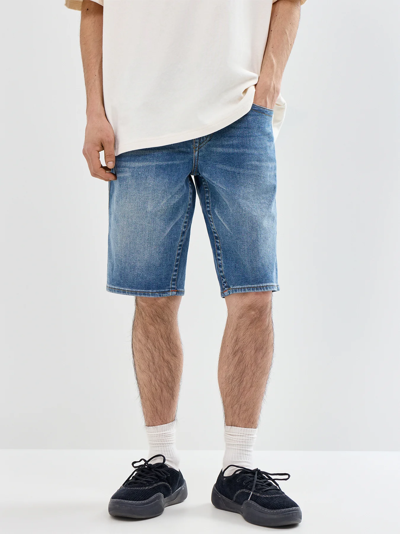 Ricky Denim Shorts Blue - Image 4