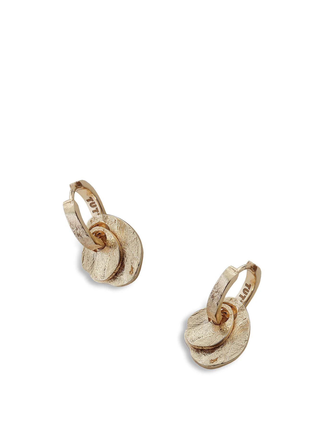 Baia Earrings Gold - Image 3