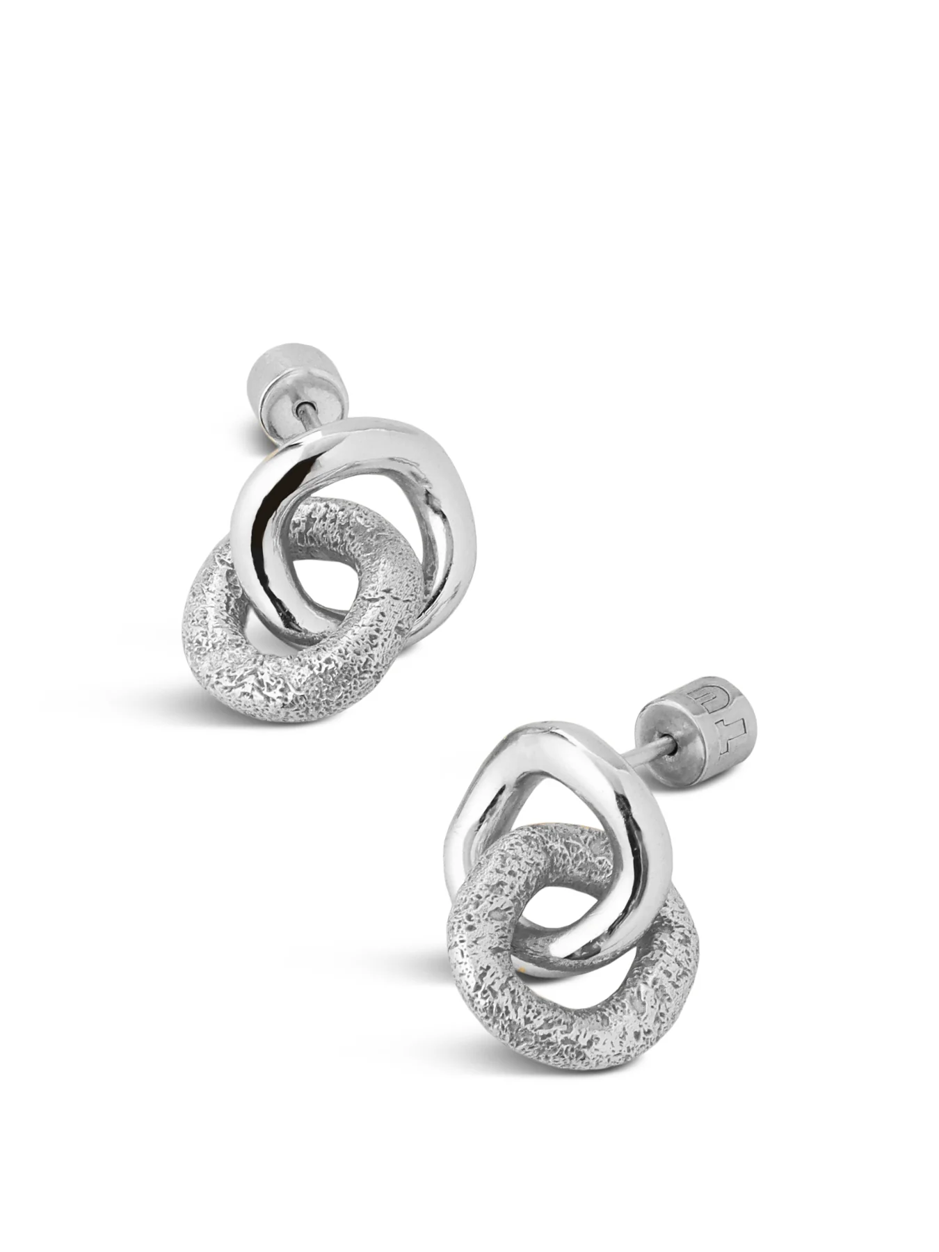 Bind Earrings Silver
