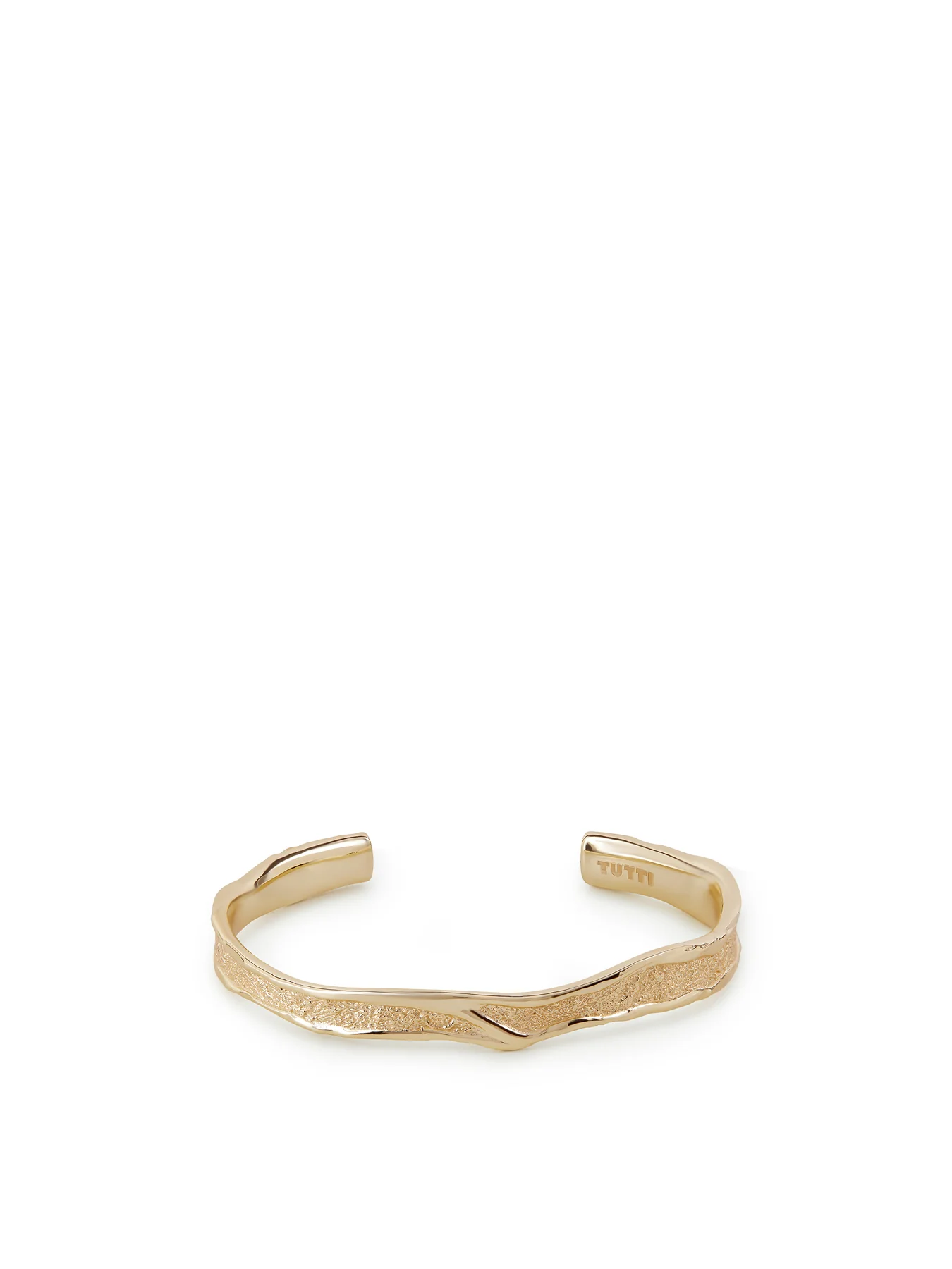 Branch Gold Plated Bangle