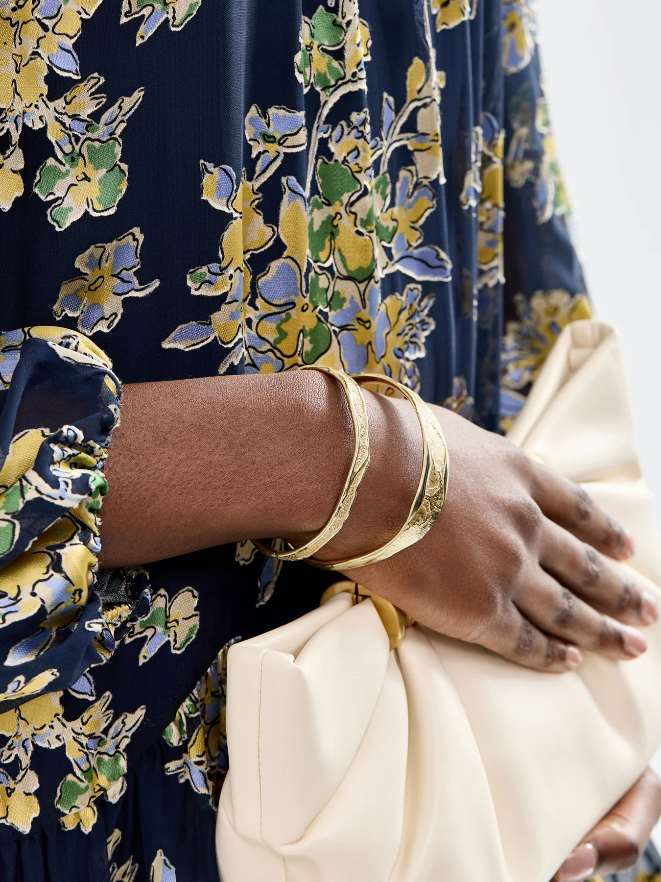 Branch Gold Plated Bangle - Image 2
