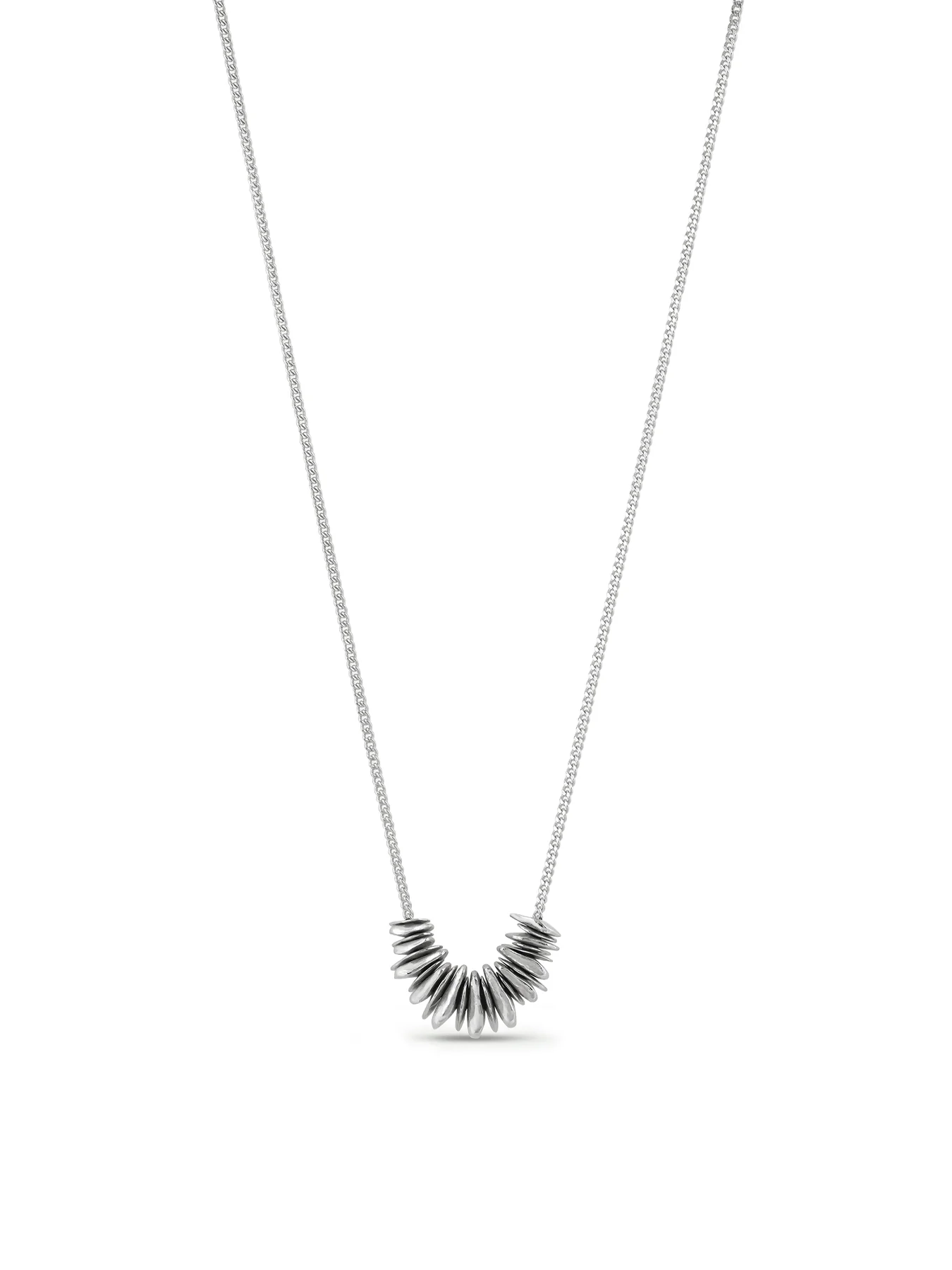 Cairn Sterling Silver Plated Pendant Necklace
