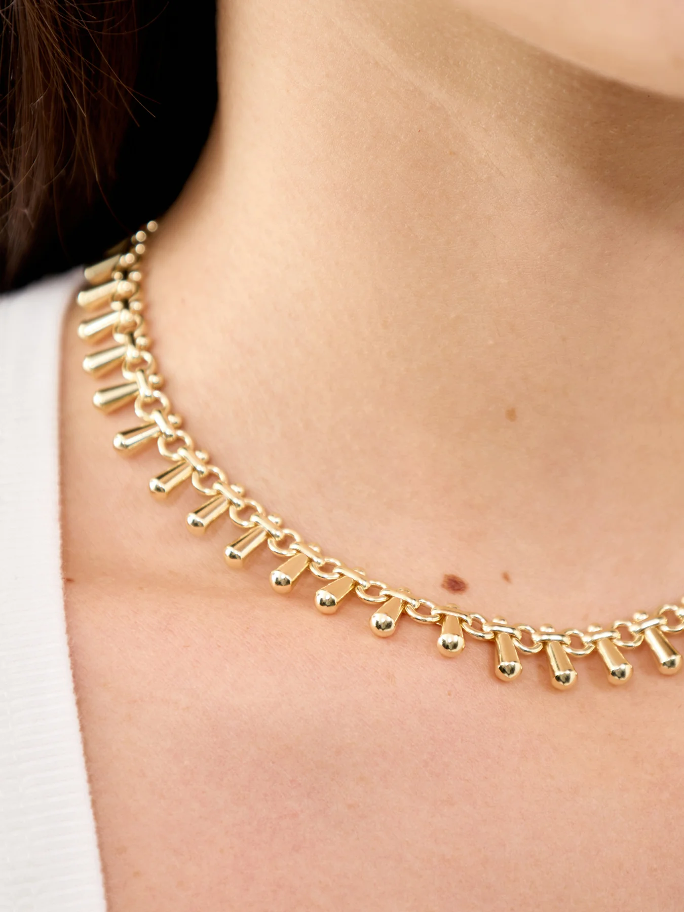 Dewdrop Necklace Gold - Image 2