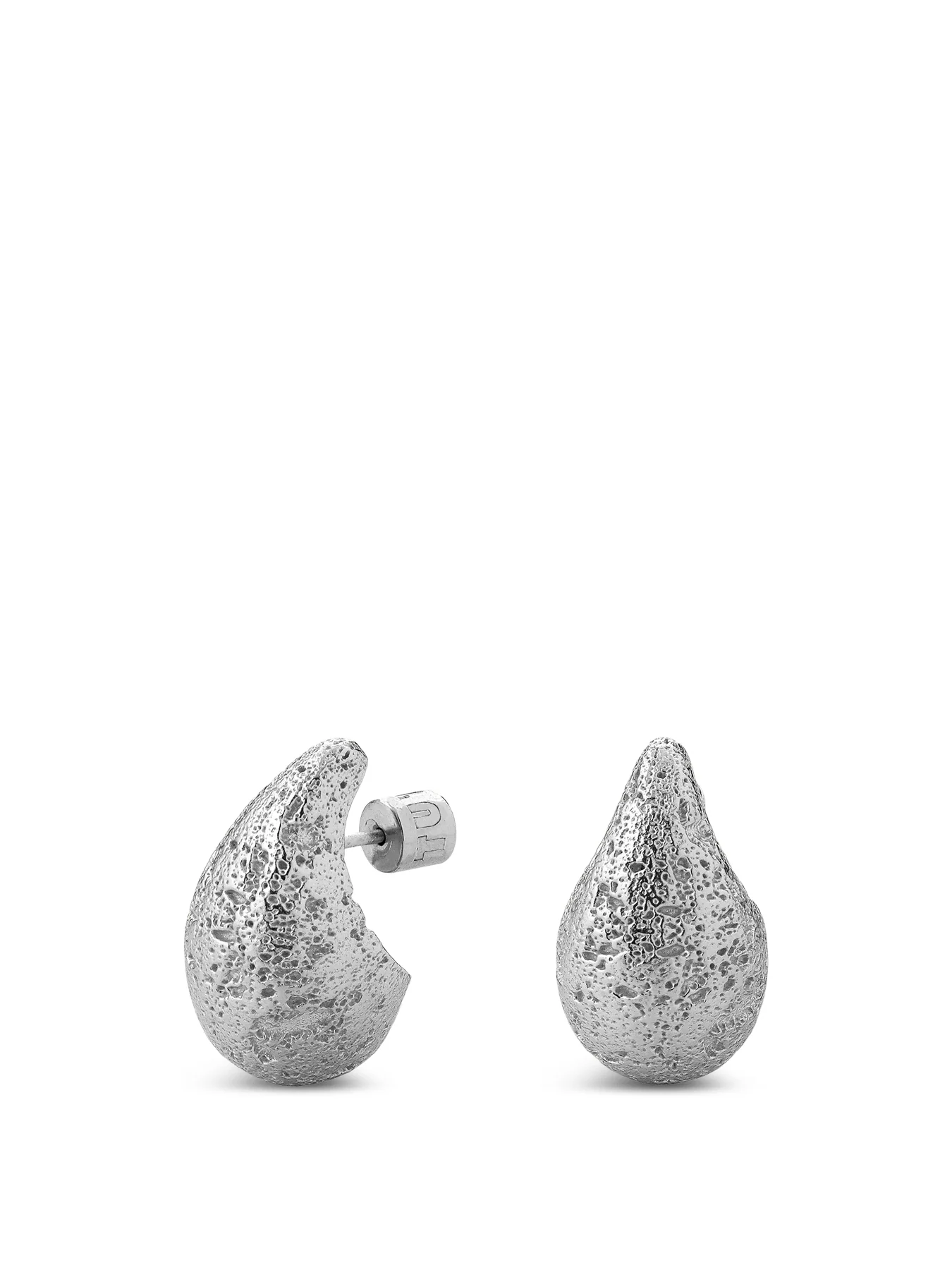 Dome Earrings Silver