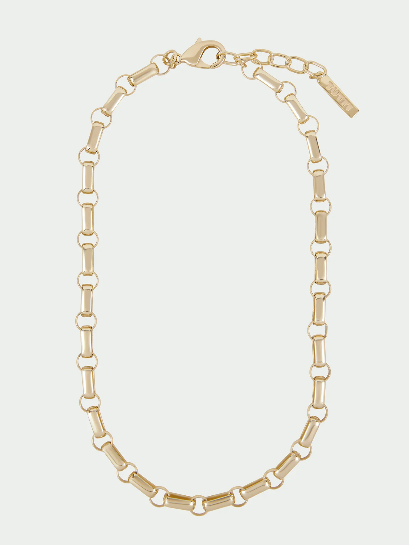 Fusion Sterling Silver Plated Chain Necklace - Image 3