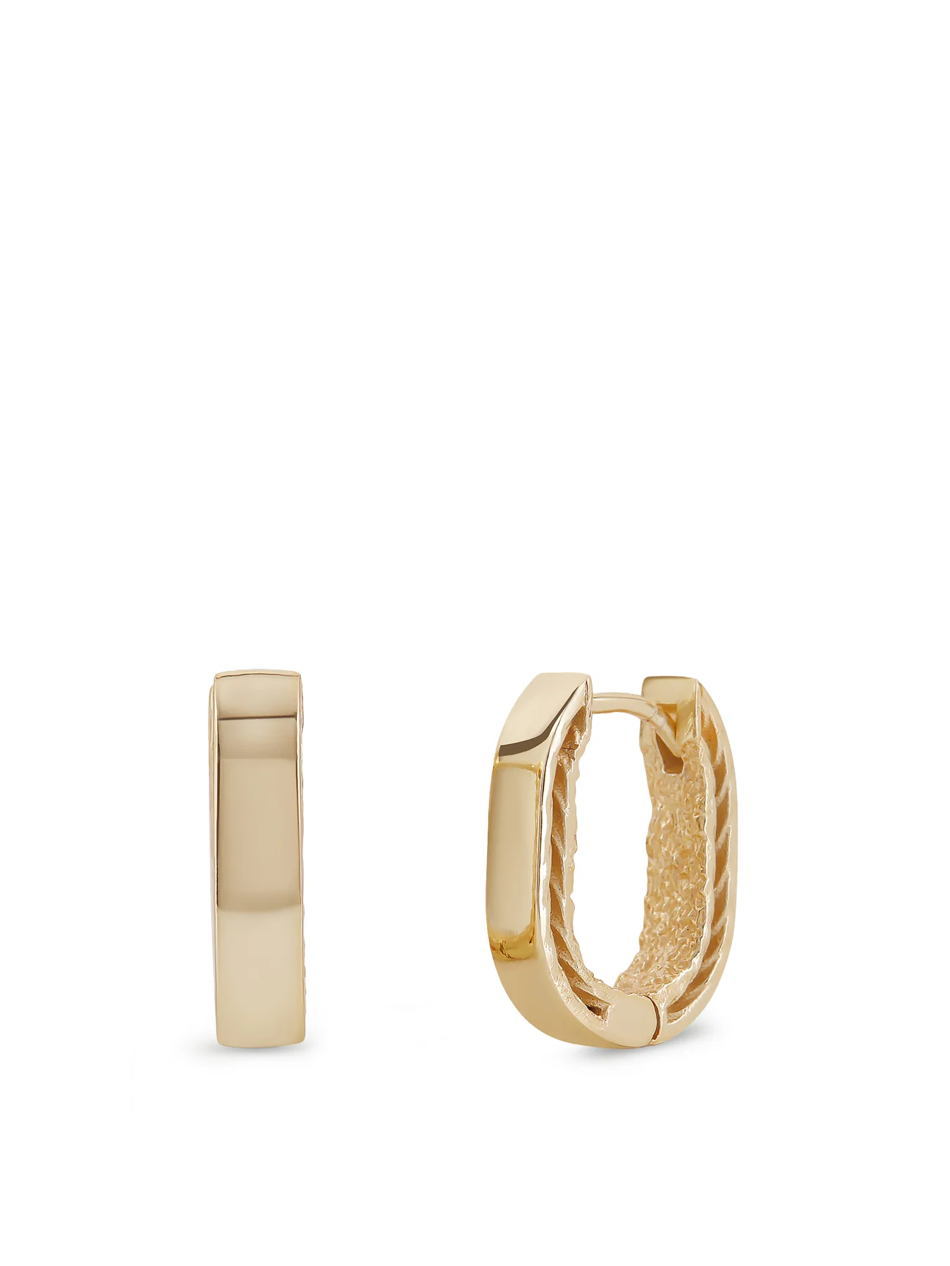 Join Gold Plated Hoop Earrings
