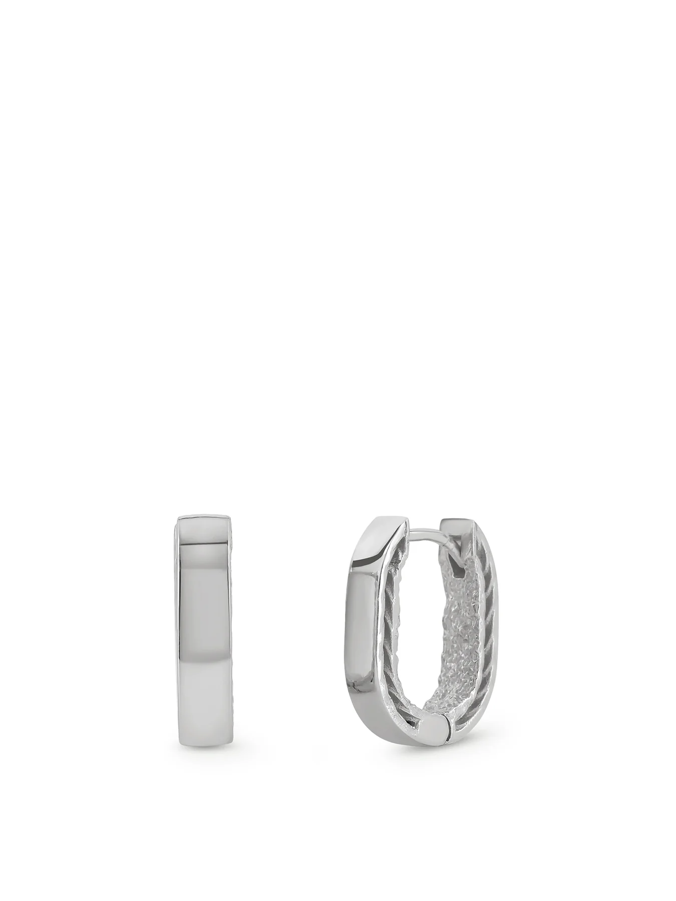 Join Sterling Silver Plated Hoop Earrings