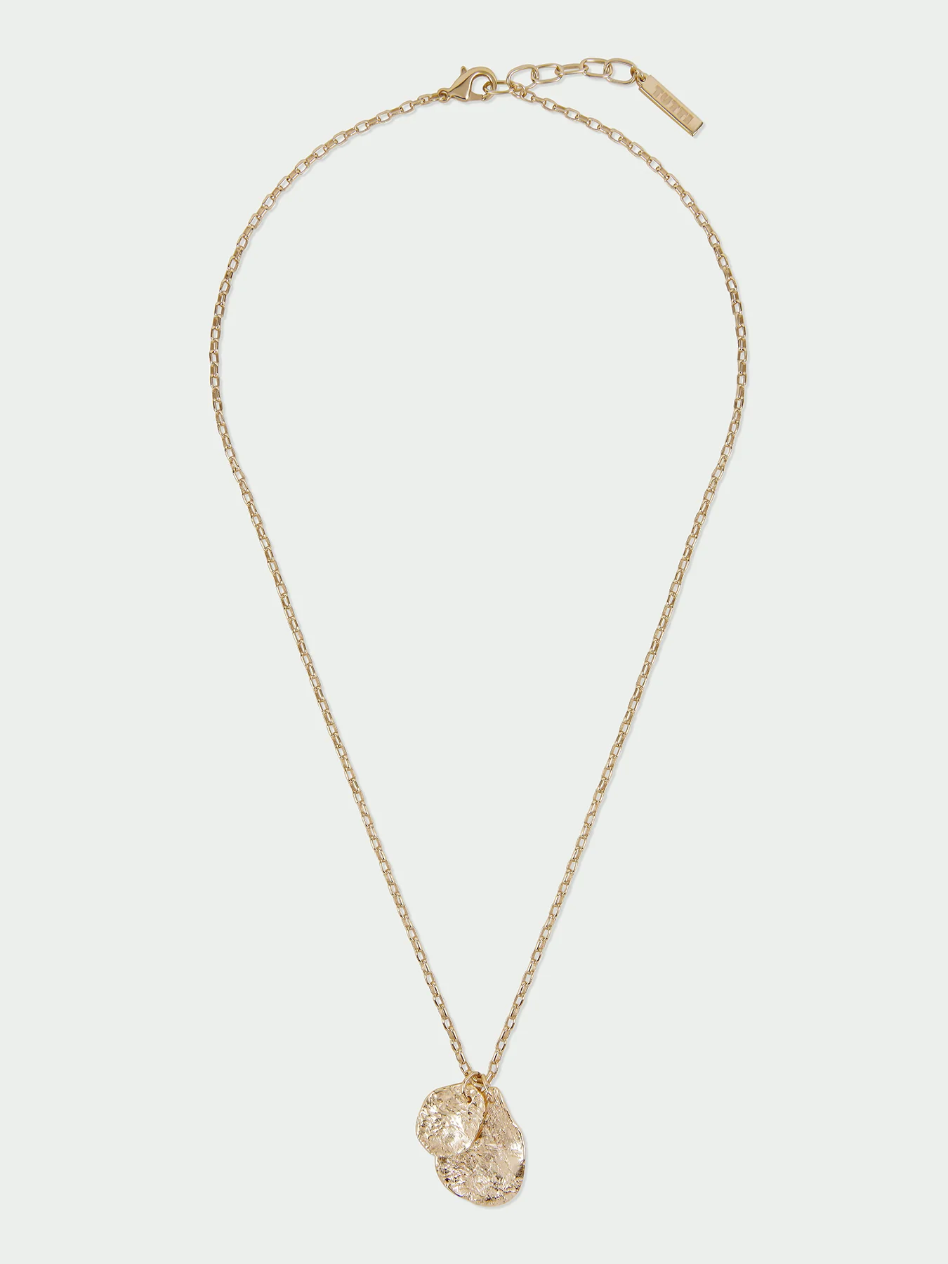 Light Gold Plated Pendant Necklace - Image 3