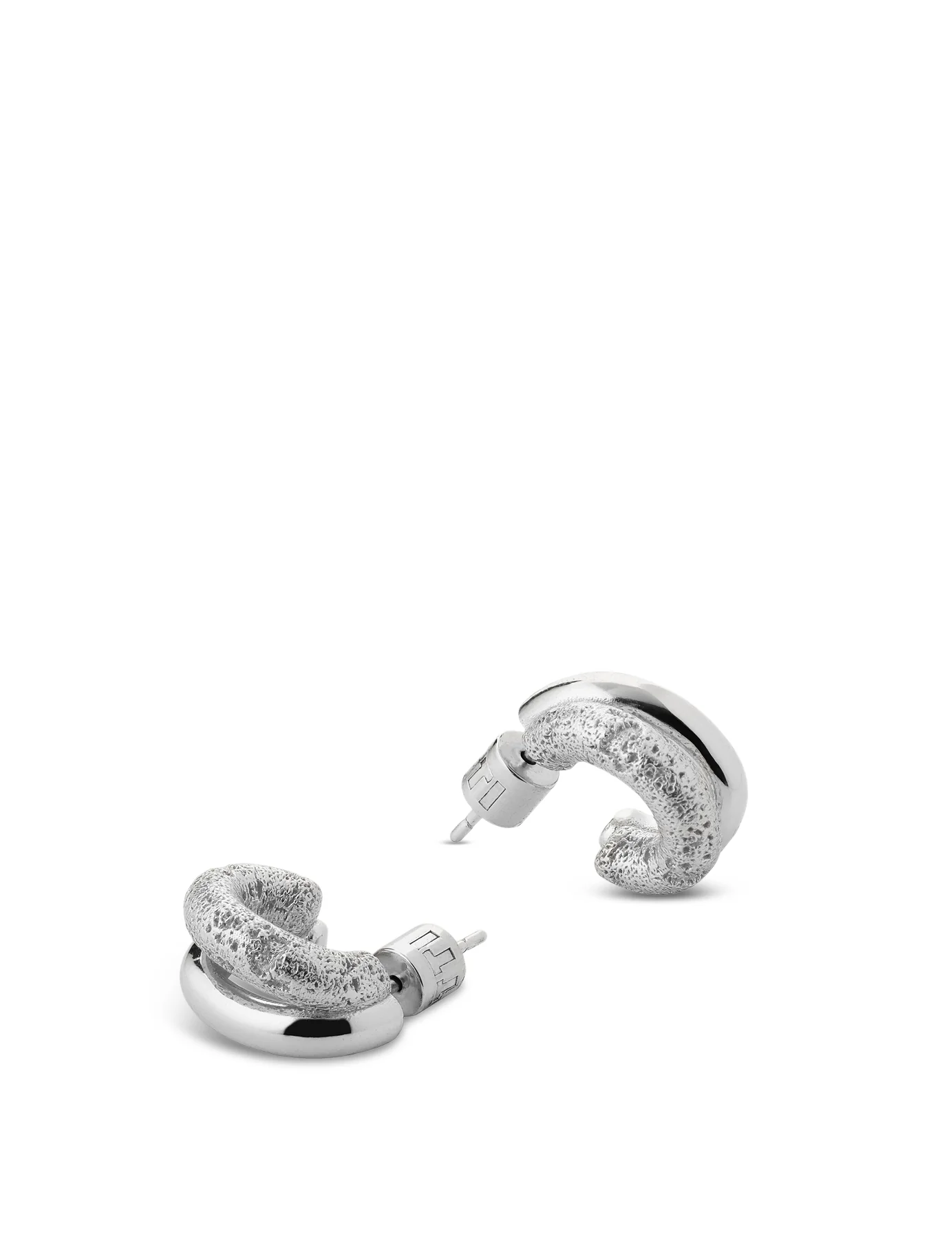 Mirage Earrings Small Silver - Image 3