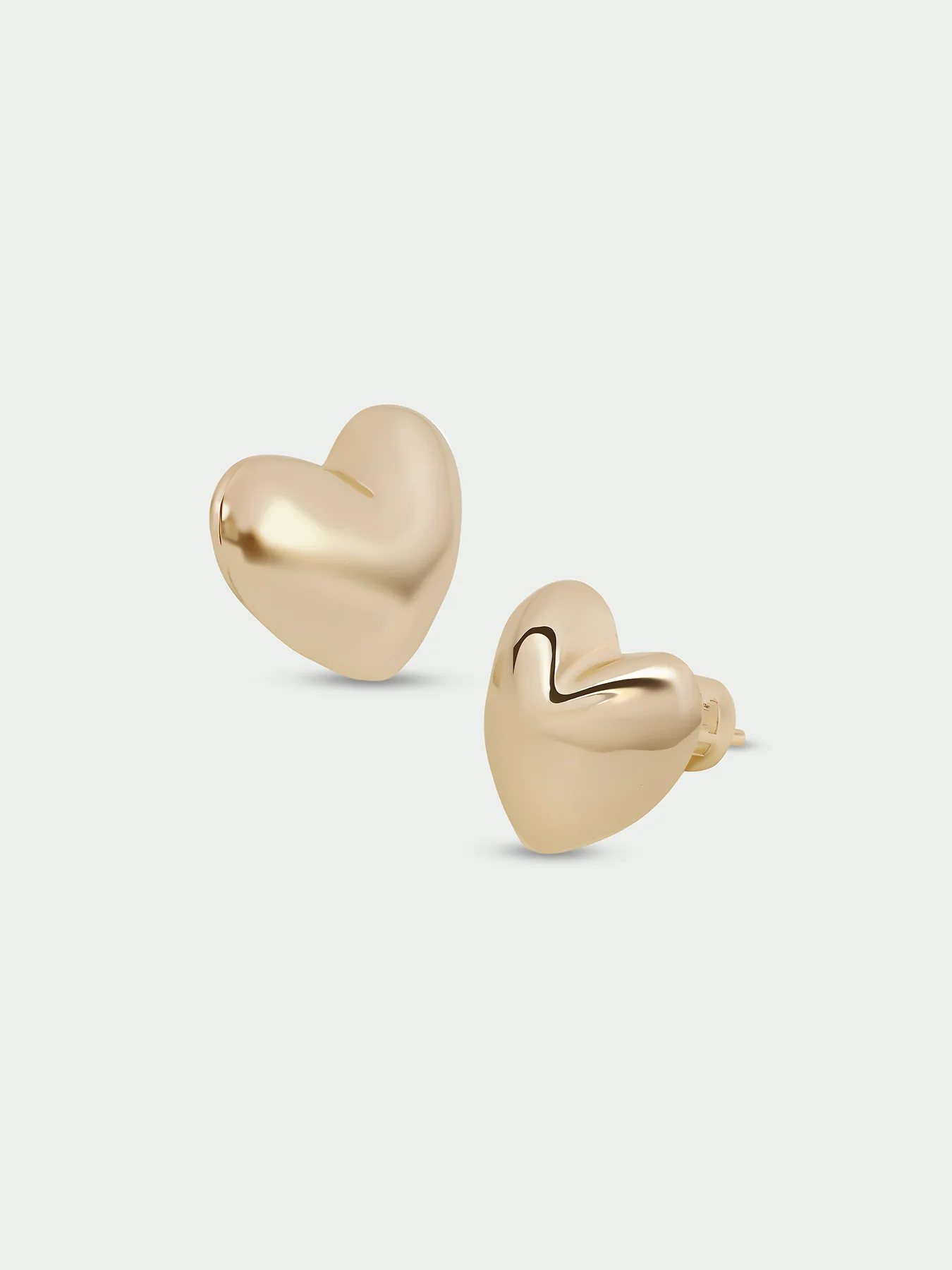 Promise Earrings Gold - Image 3