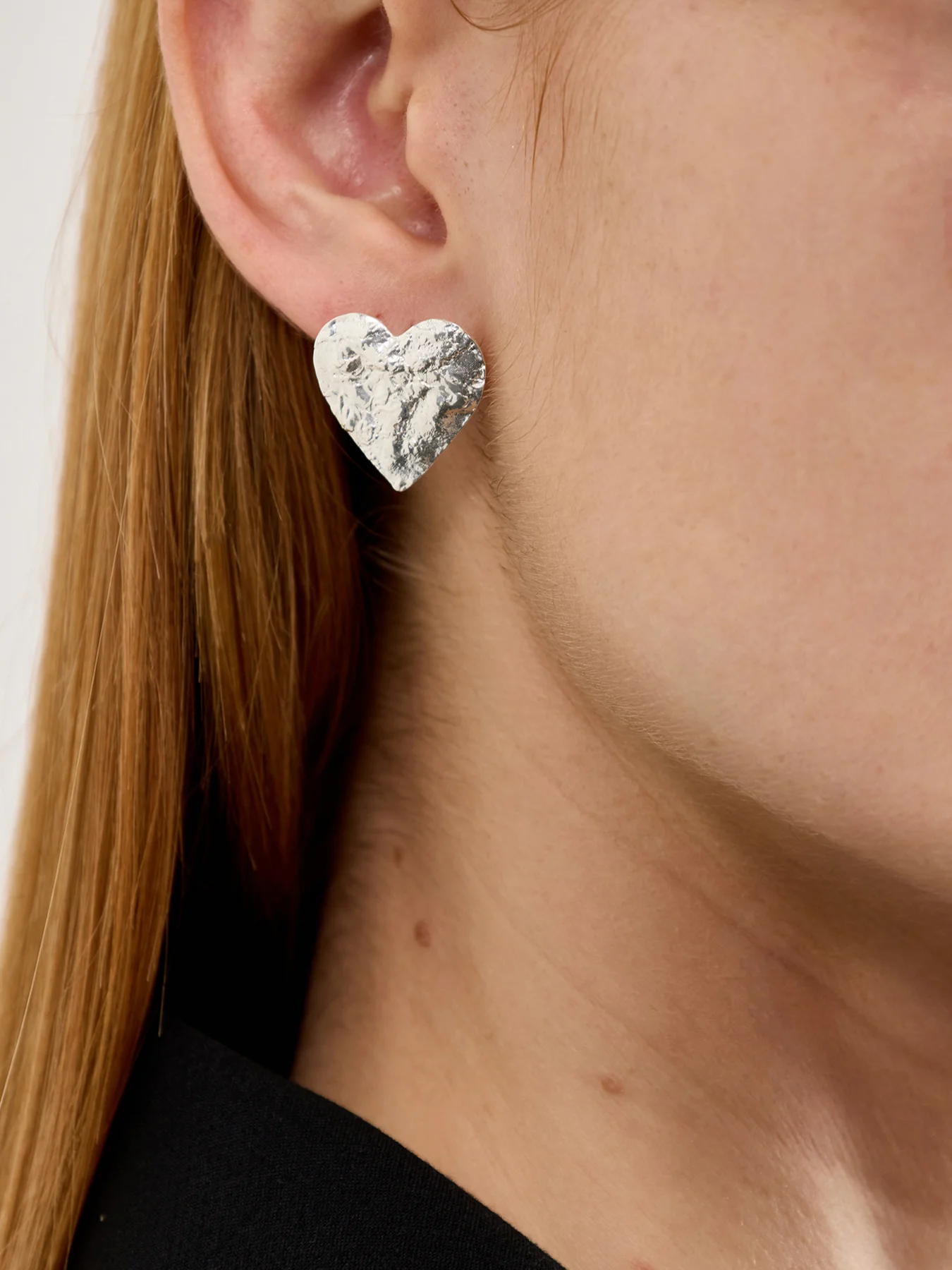 Revere Earrings Large Silver - Image 2