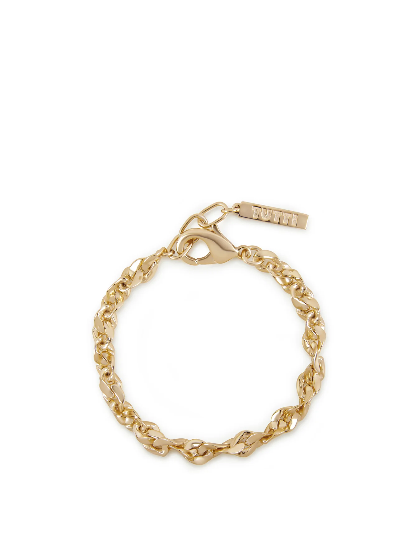 Sculpt Gold Plated Bracelet