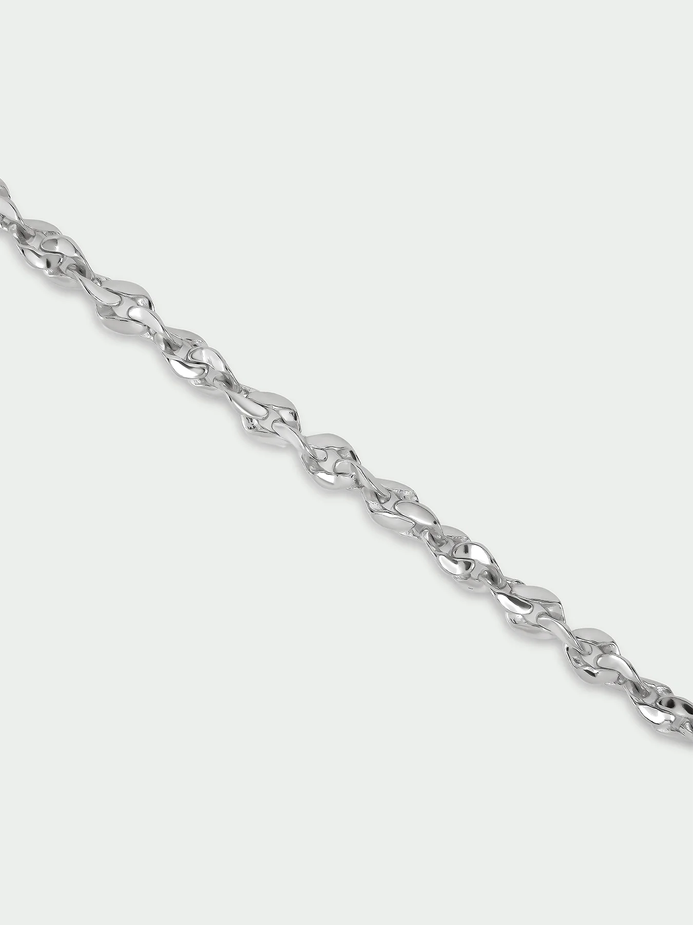 Sculpt Sterling Silver Plated Bracelet - Image 3