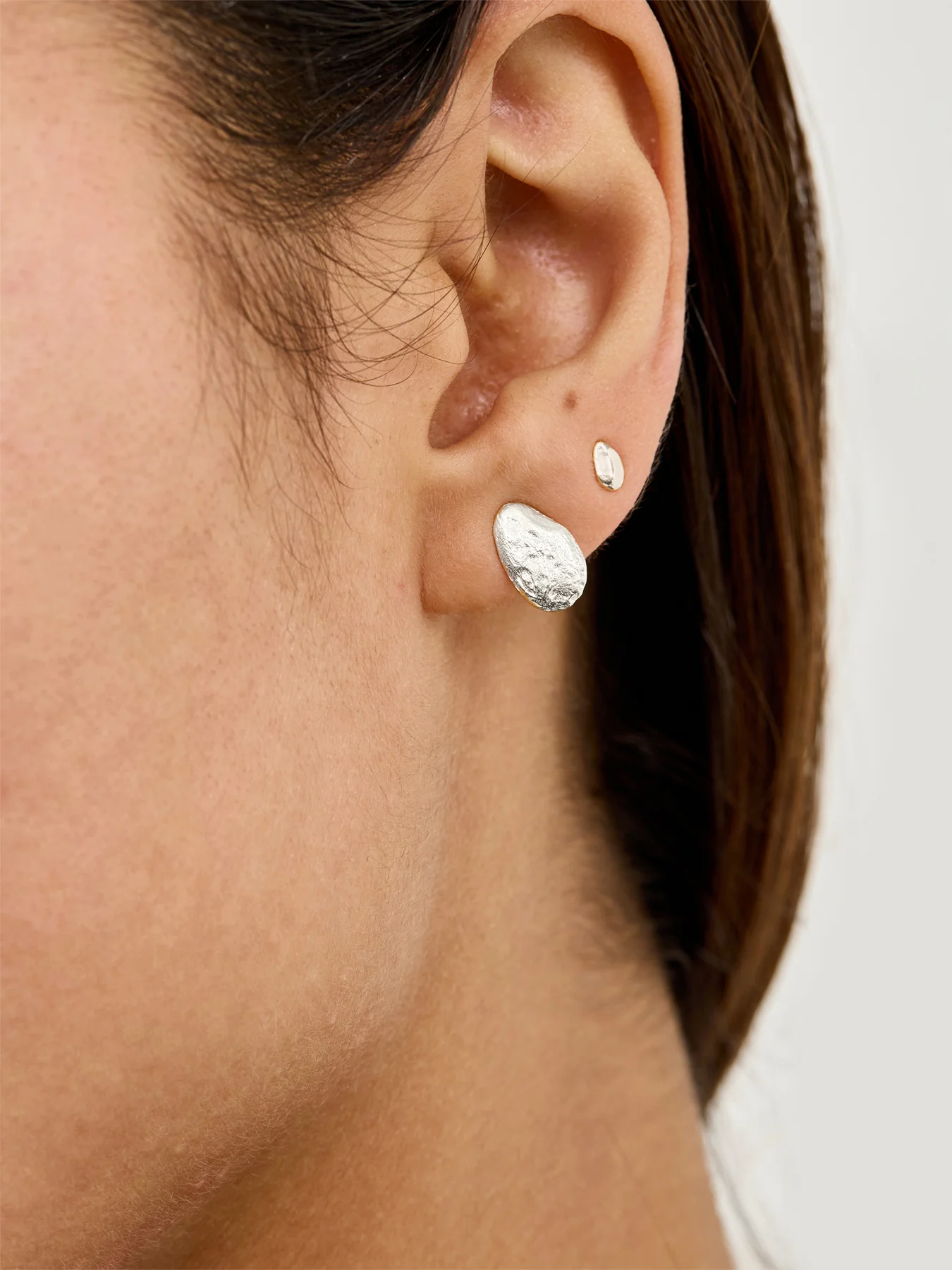 Stone Silver Plated Earring Set - Image 2