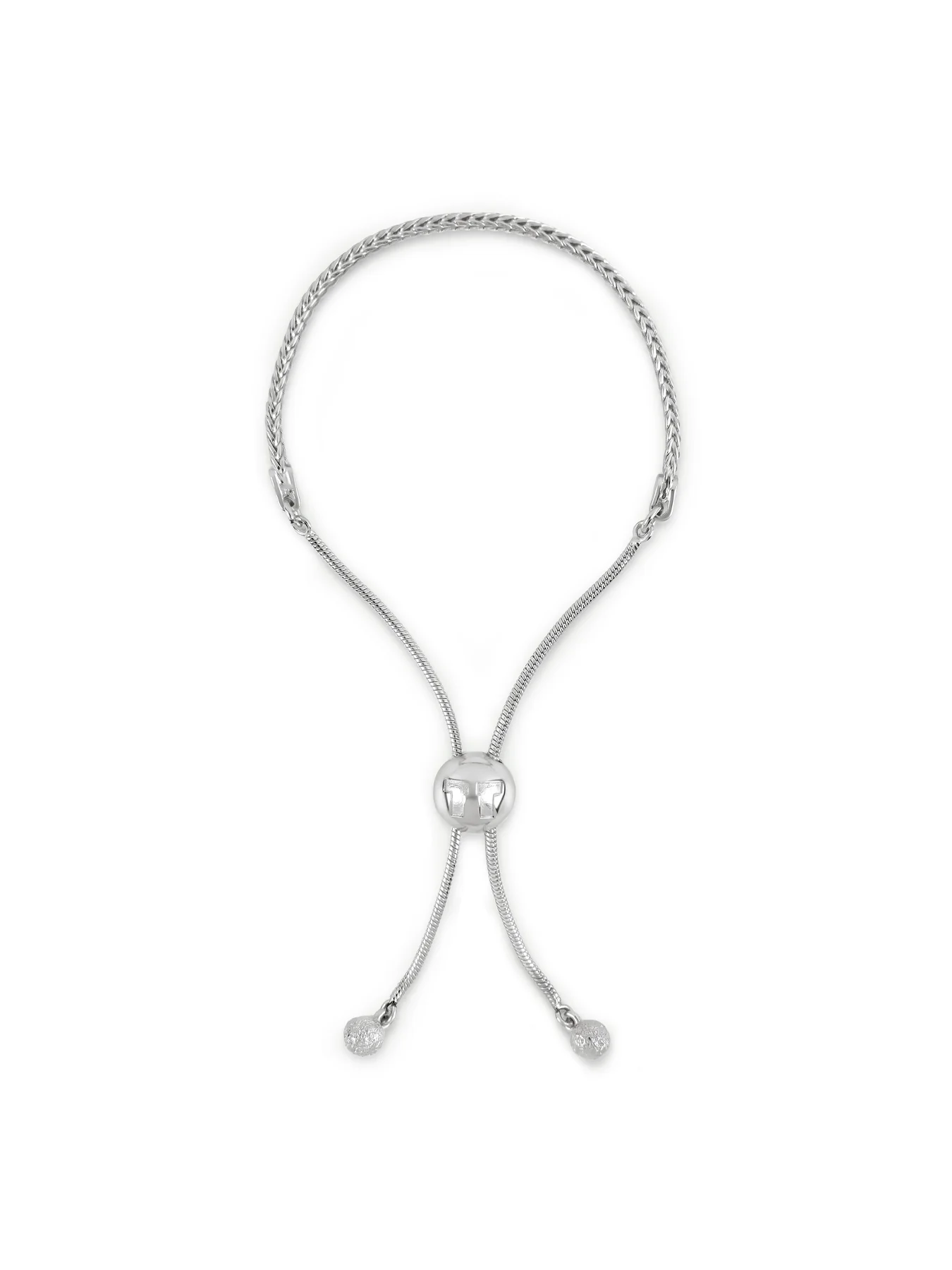 Synergy Sterling Silver Plated Chain Bracelet