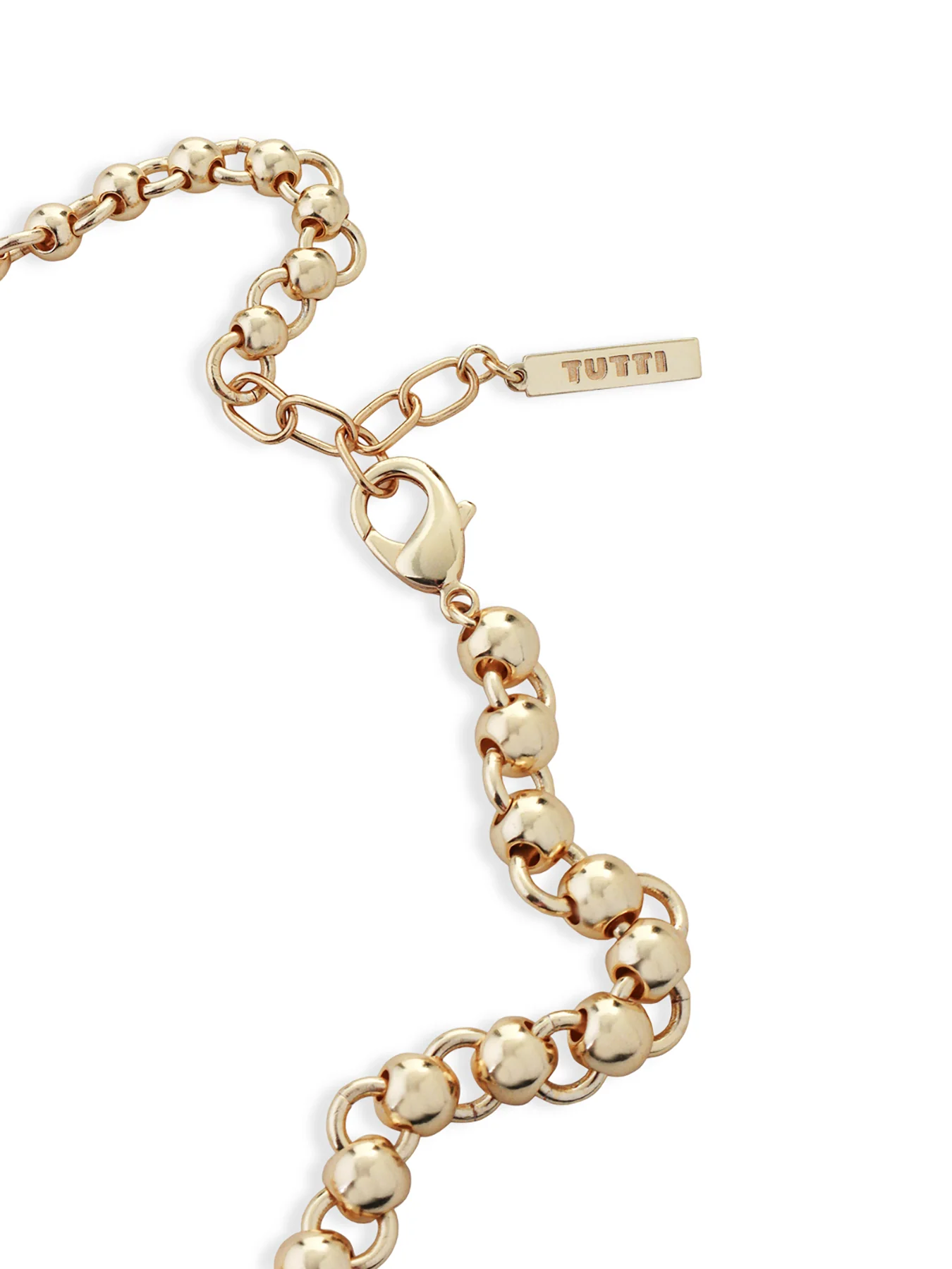 Tideform Necklace Gold - Image 3