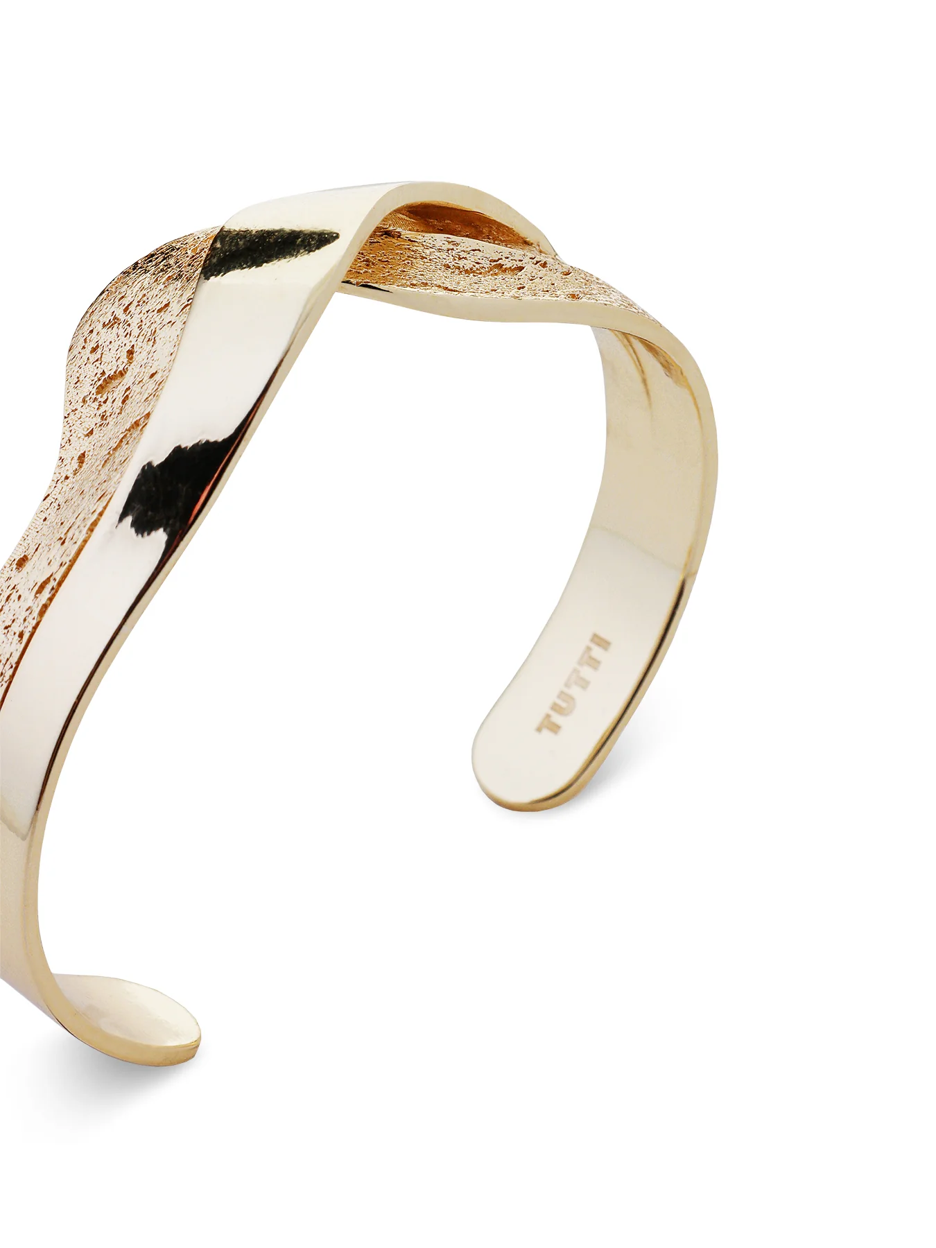 Wave Bangle Gold - Image 3