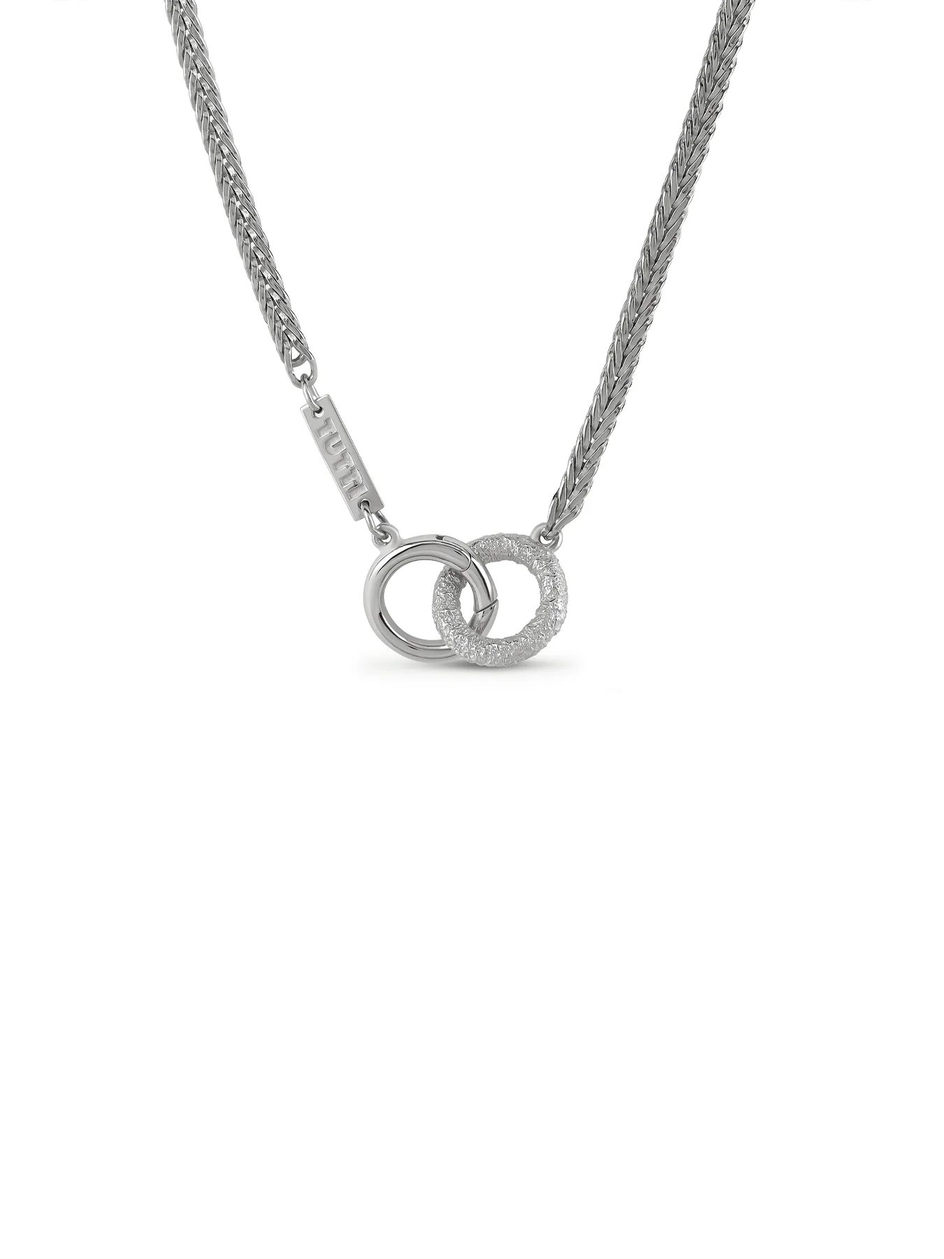 Woven Necklace Silver