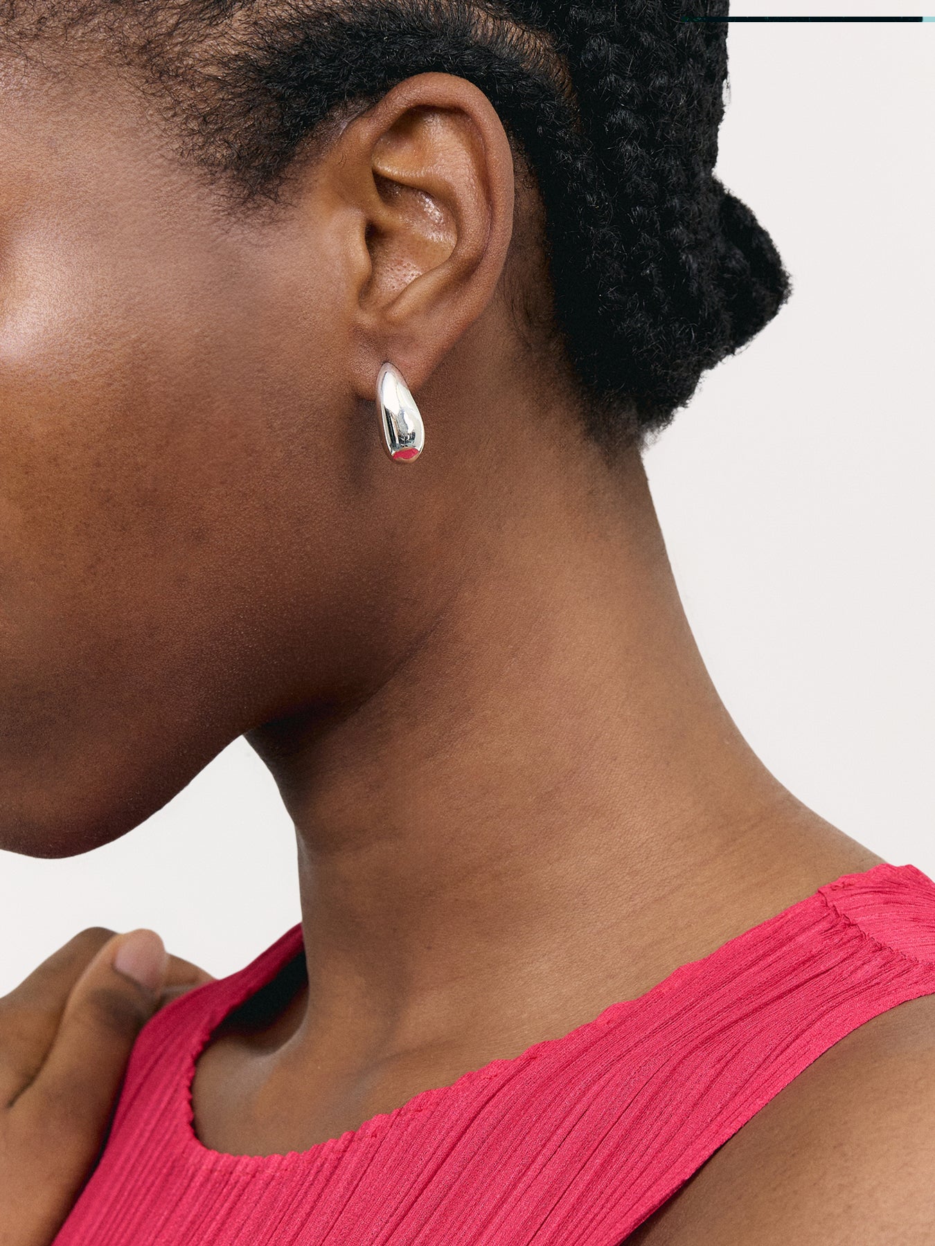 Sloane Earrings Silver - Image 2