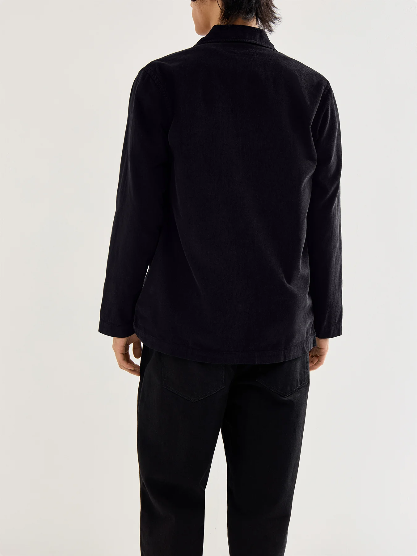 Bakers Cotton Overshirt Black - Image 5