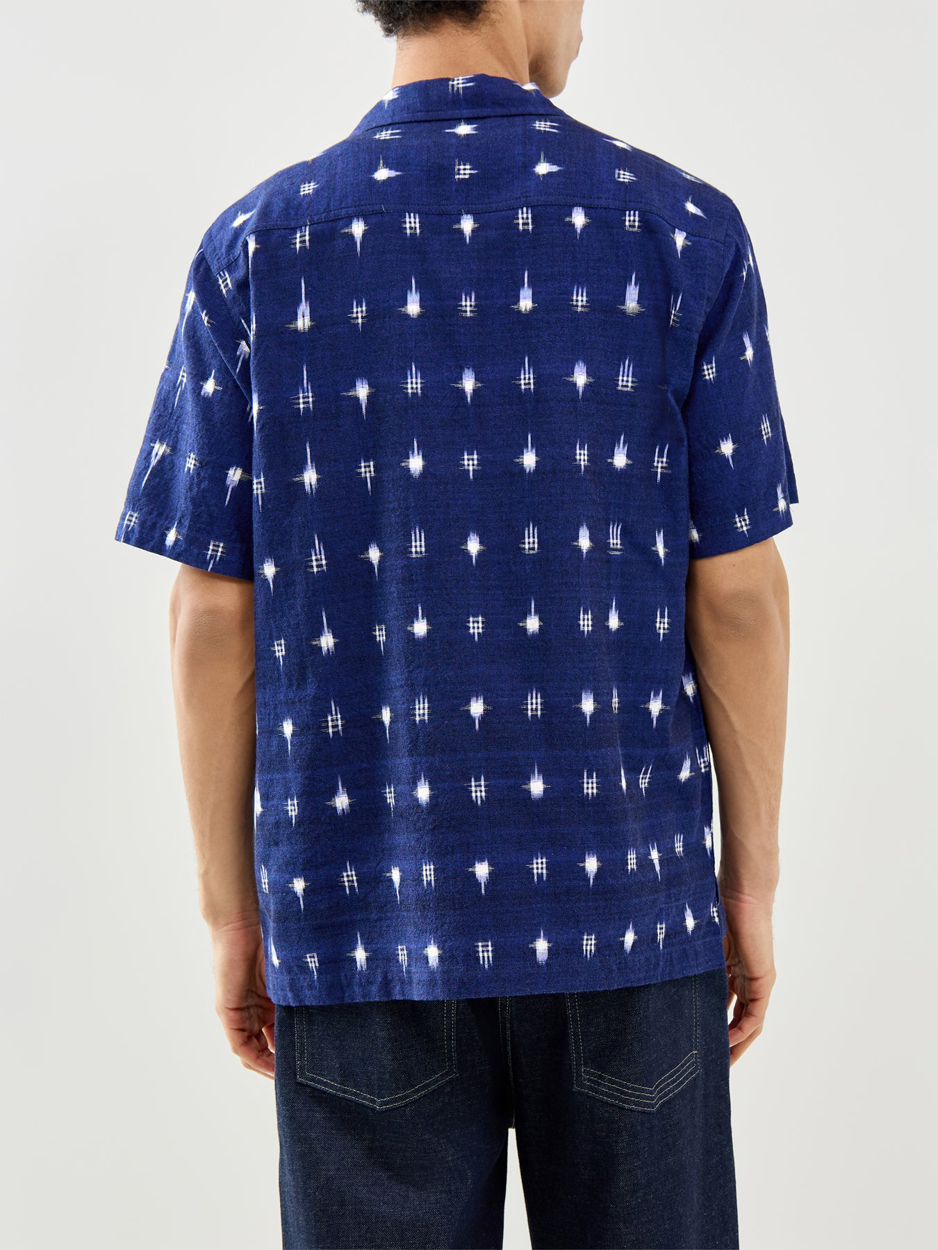 Camp Short Sleeve Shirt Indigo - Image 5