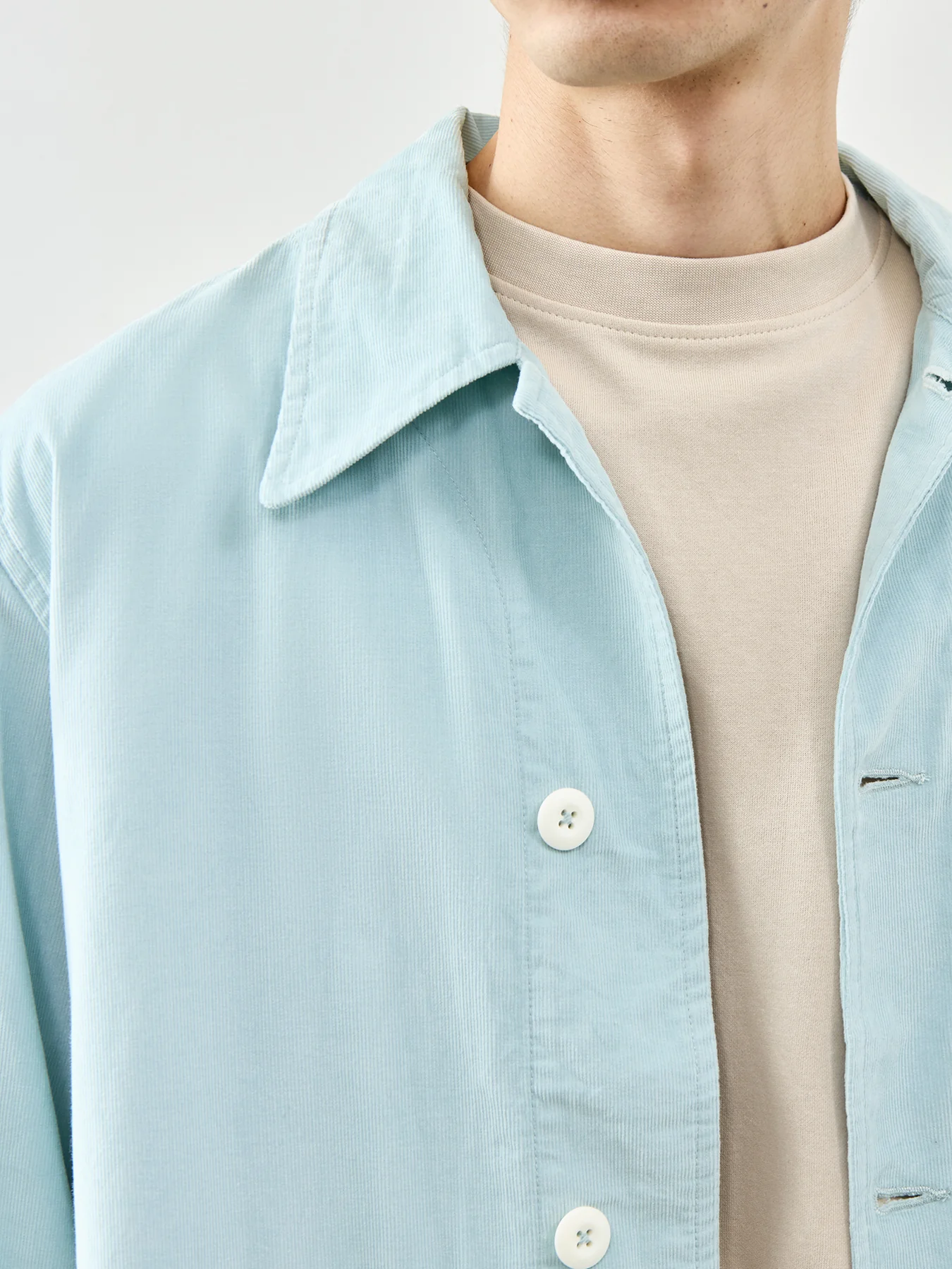 Duty Organic Cord Jacket Blue - Image 3