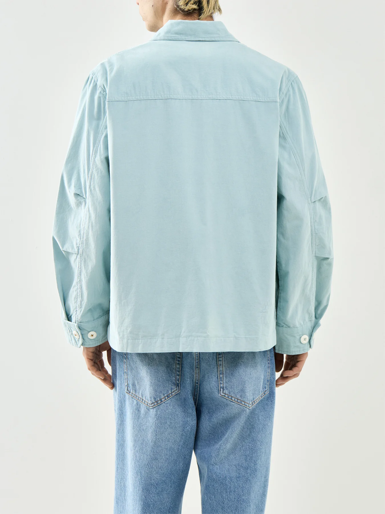 Duty Organic Cord Jacket Blue - Image 5