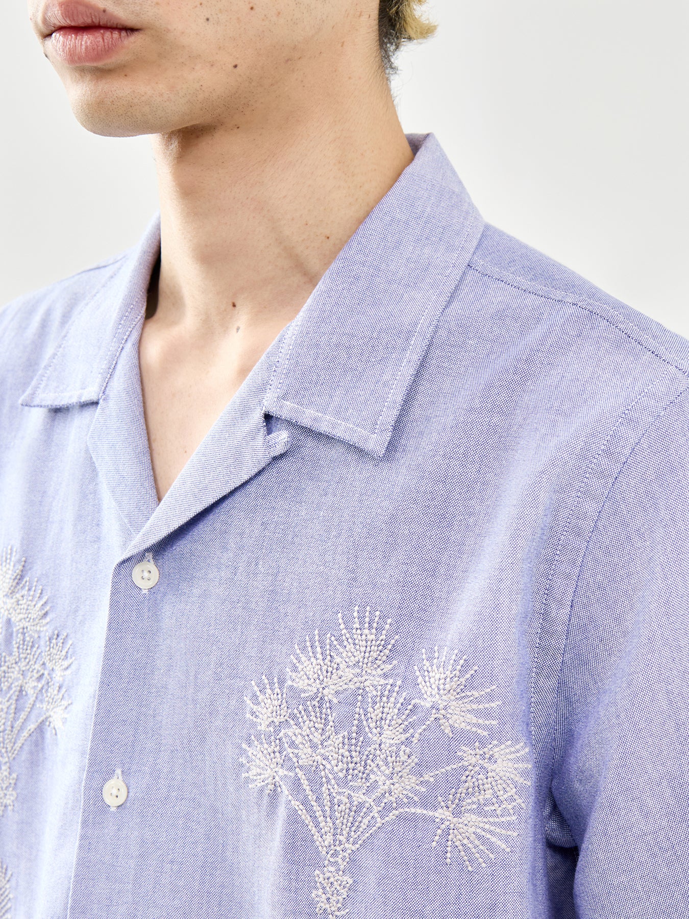 Road Trip Cotton Shirt Blue - Image 3