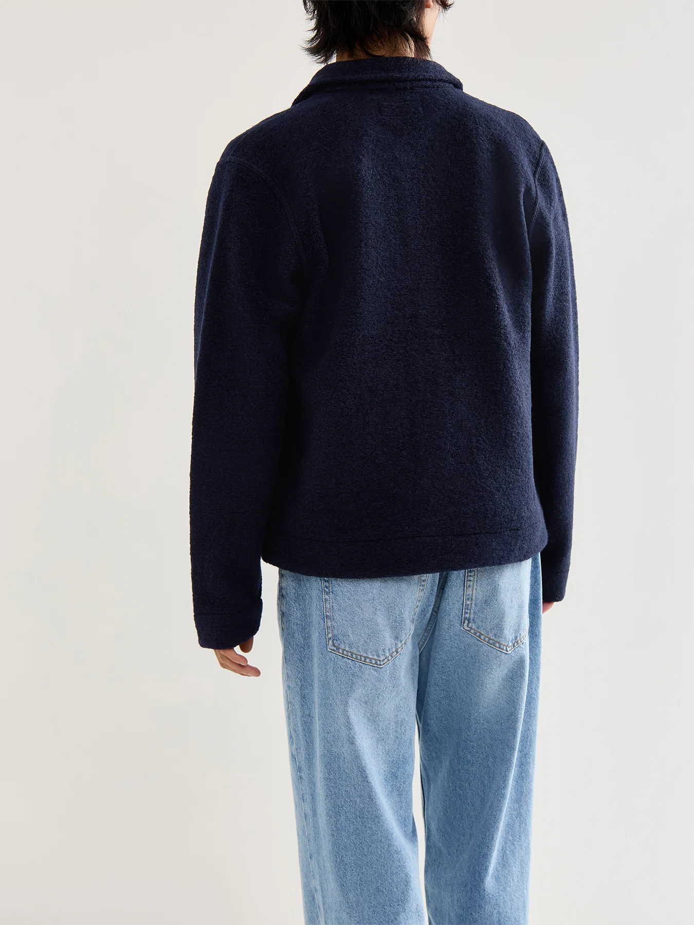 Uniform Wool Jacket Navy - Image 5